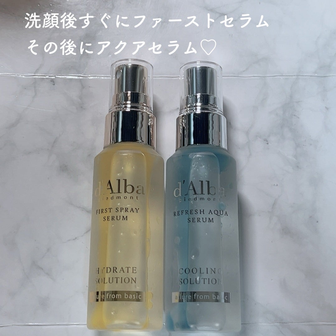 ダルバ ホワイトトリュフファーストスプレーセラム/ダルバ/ミスト状化粧水を使ったクチコミ(8枚目)