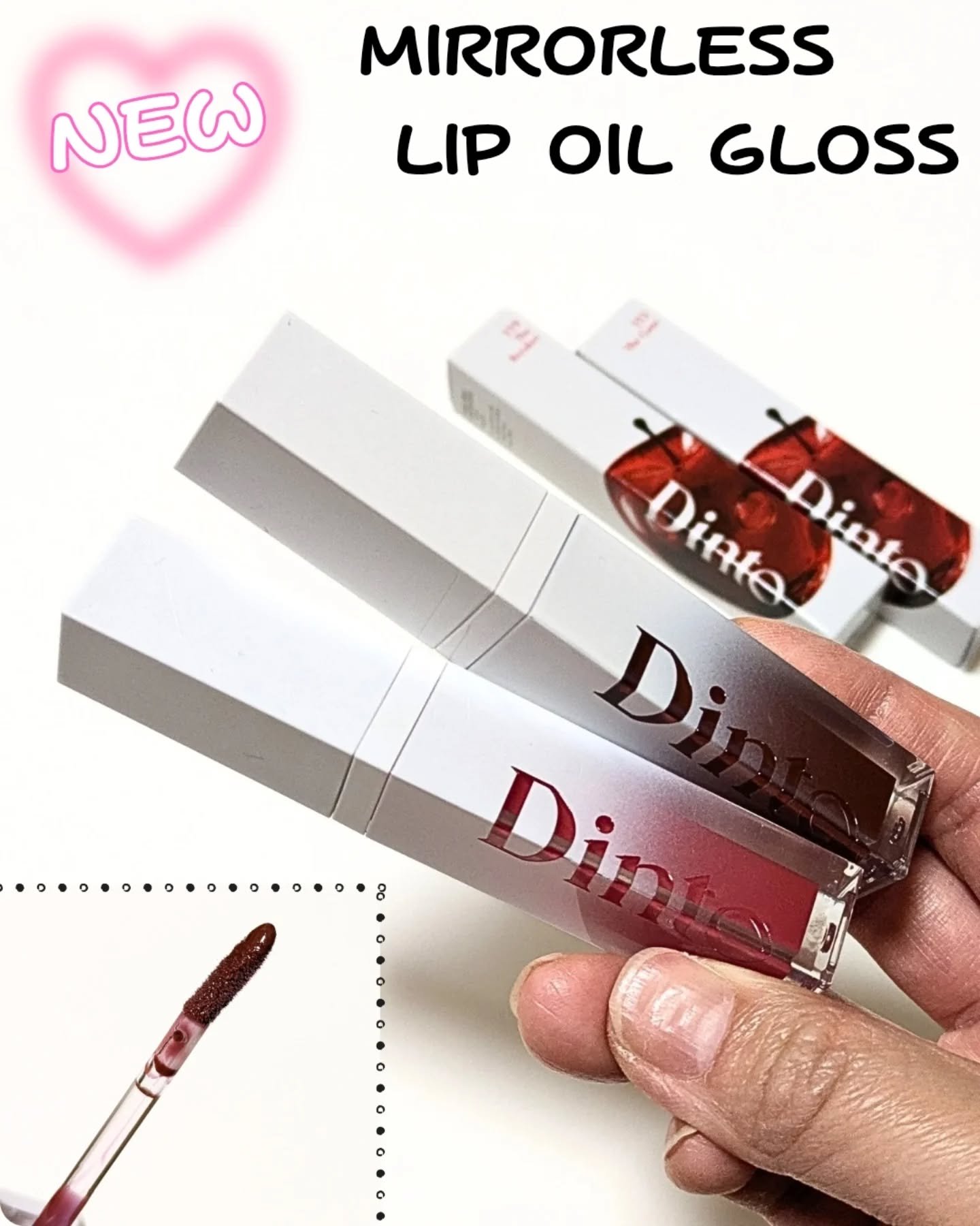 ブラーグロイリップティント/Dinto/リップティントを使ったクチコミ（2枚目）