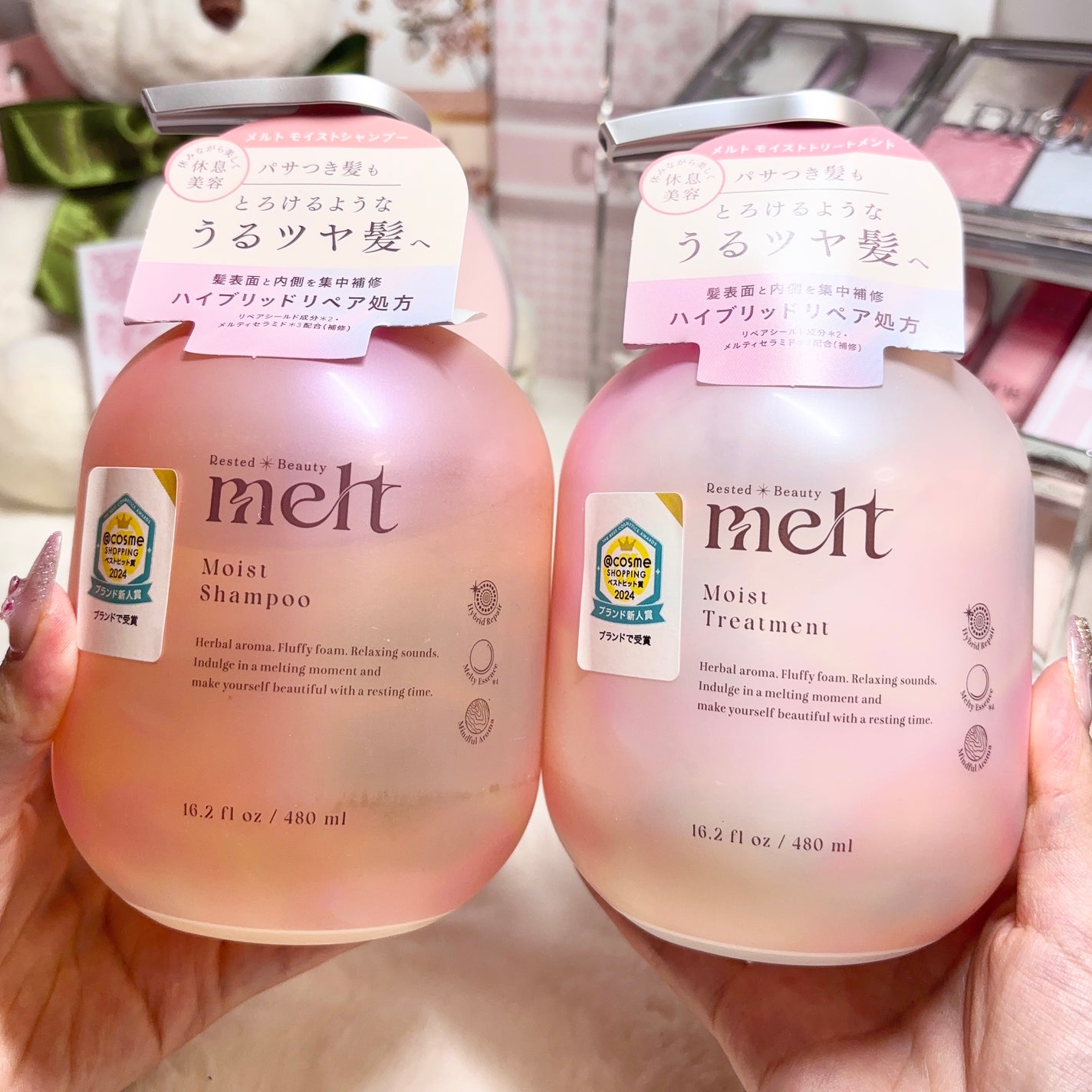メルト モイストシャンプー/トリートメント/melt/市販シャンプーを使ったクチコミ(2枚目)