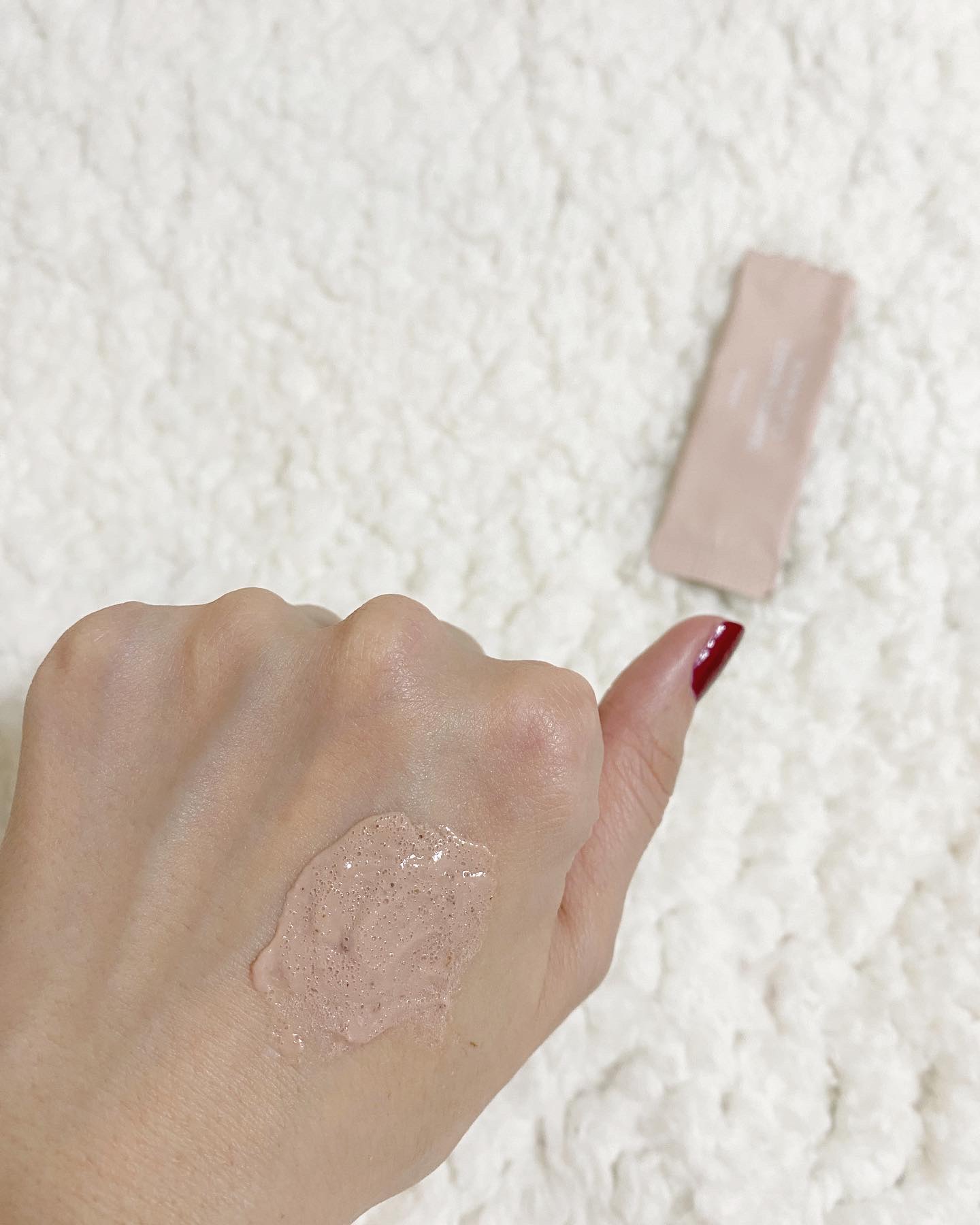 海藻（シーウィード）バブル クレイマスク/phykology/洗い流すパック・マスクを使ったクチコミ（3枚目）