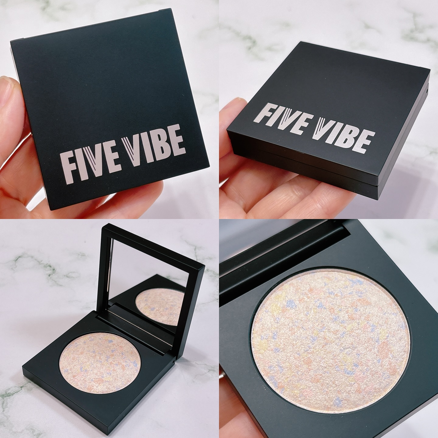 パールライクハイライター/FIVE VIBE/パウダーハイライトを使ったクチコミ（2枚目）