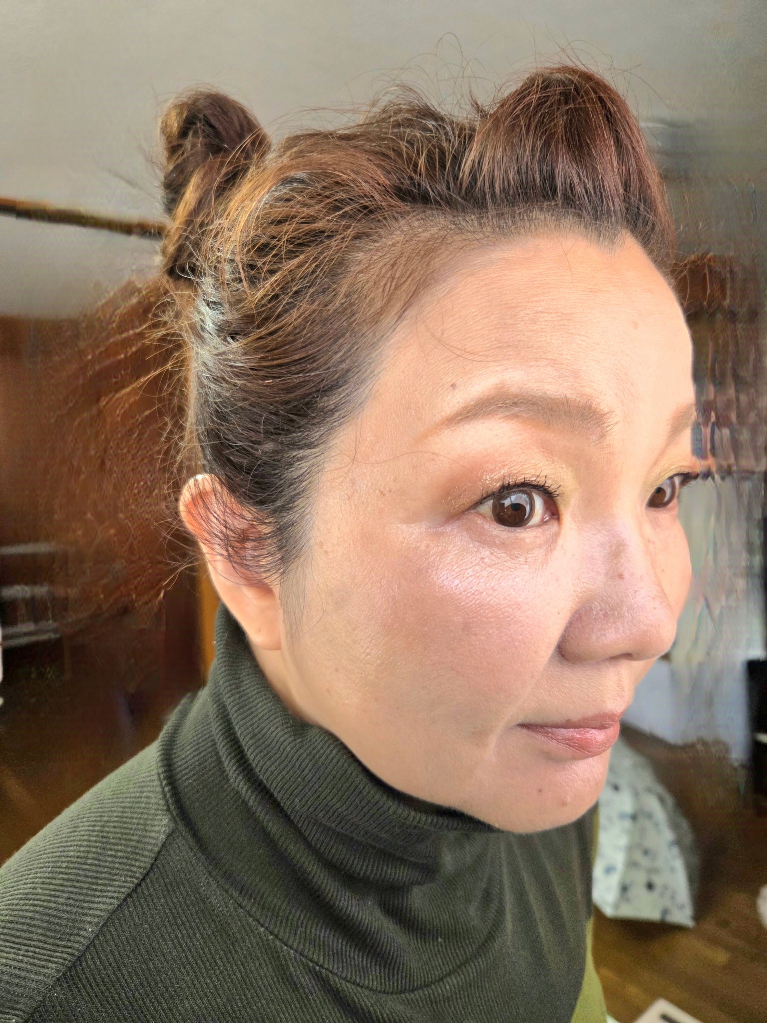 ザ アイシャドウ アンポリッシュ ジェム 101 Cleopatra Peridot/ADDICTION/単色アイシャドウを使ったクチコミ（2枚目）