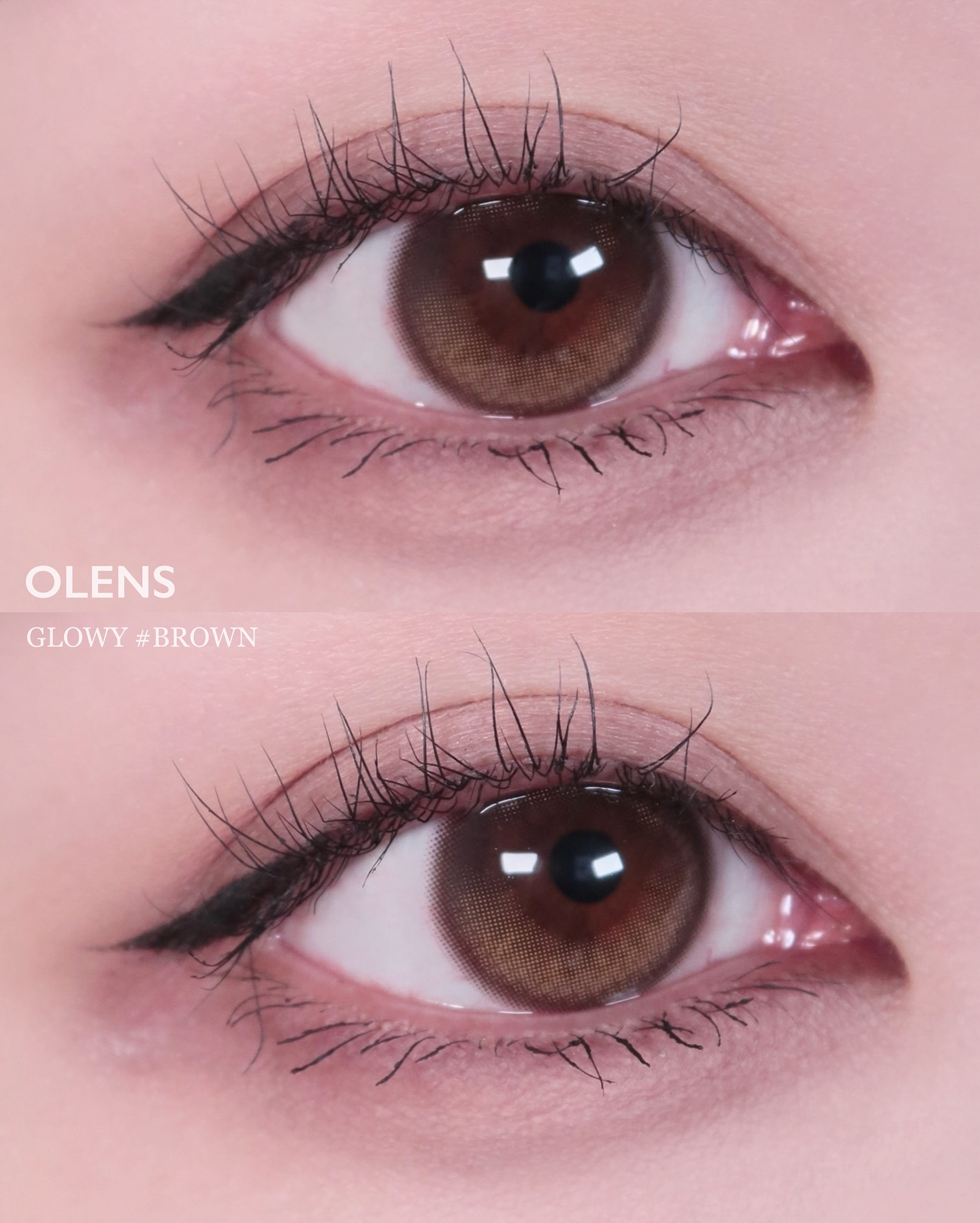 Glowy 1day/OLENS/ワンデー（１DAY）カラコンを使ったクチコミ（3枚目）