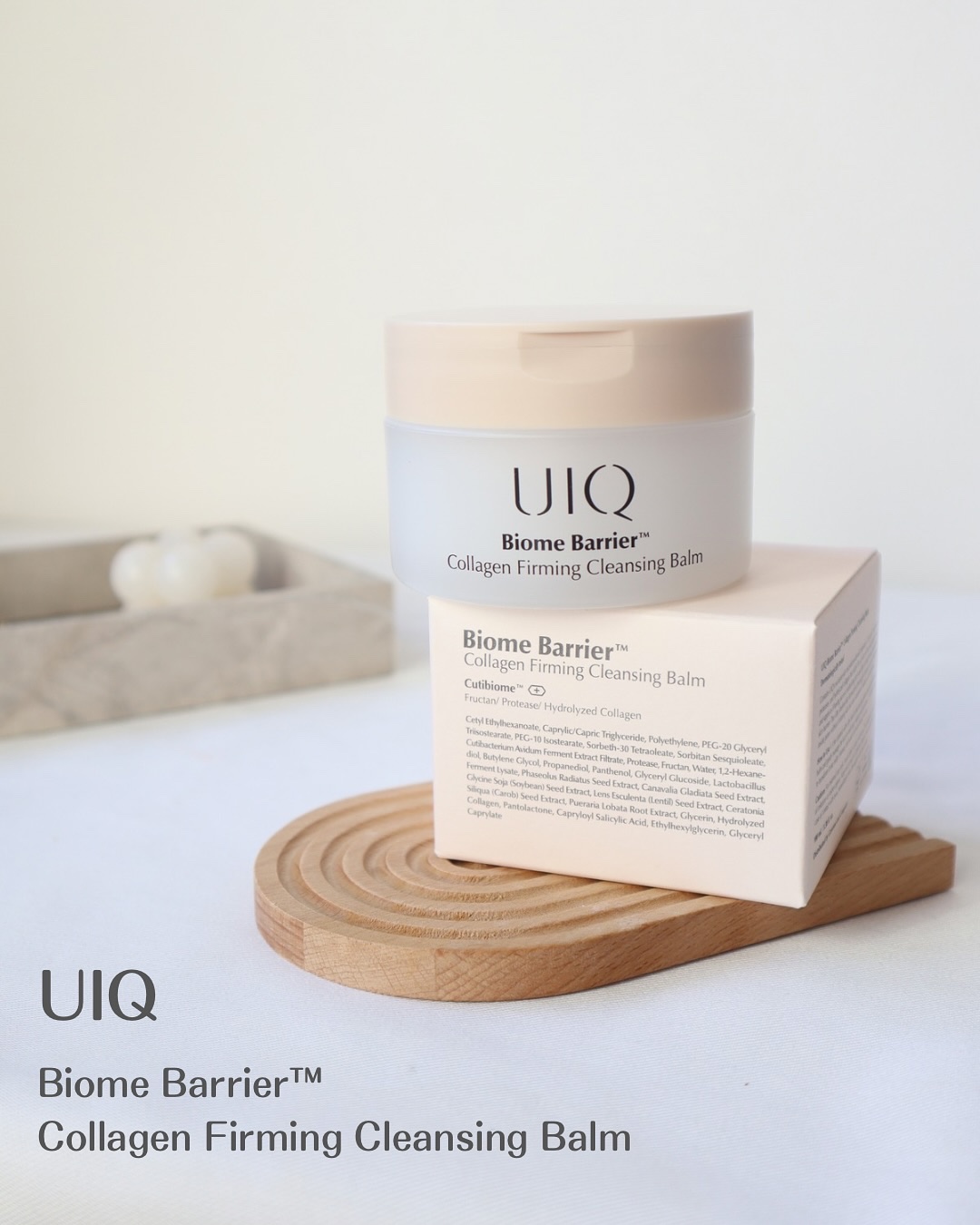 バイオームバリアコラーゲンファーミングクレンジングバーム/UIQ/クレンジングバームを使ったクチコミ（1枚目）