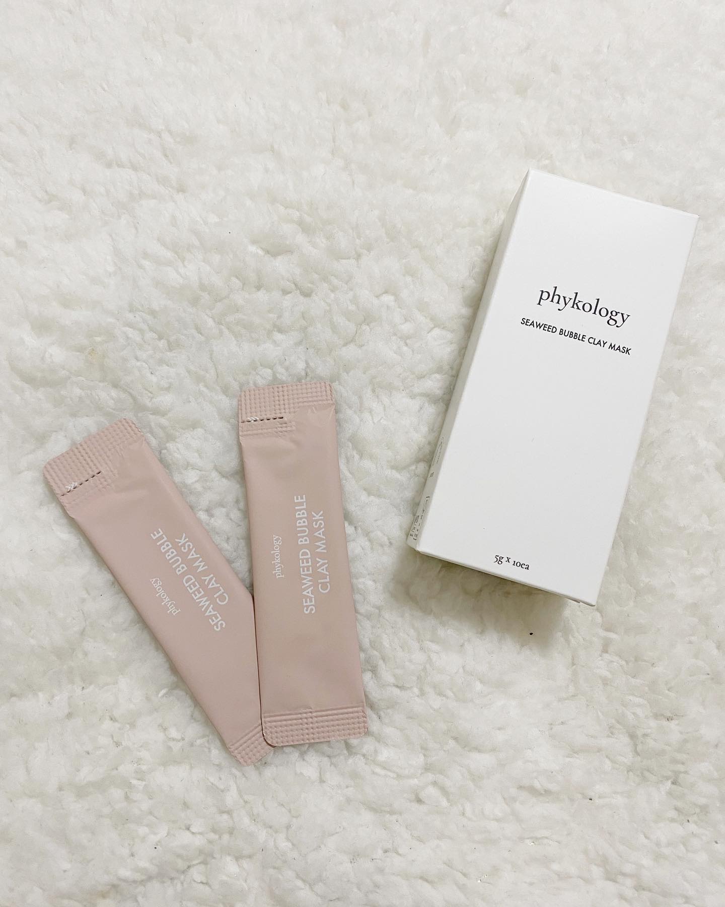 海藻（シーウィード）バブル クレイマスク/phykology/洗い流すパック・マスクを使ったクチコミ（1枚目）