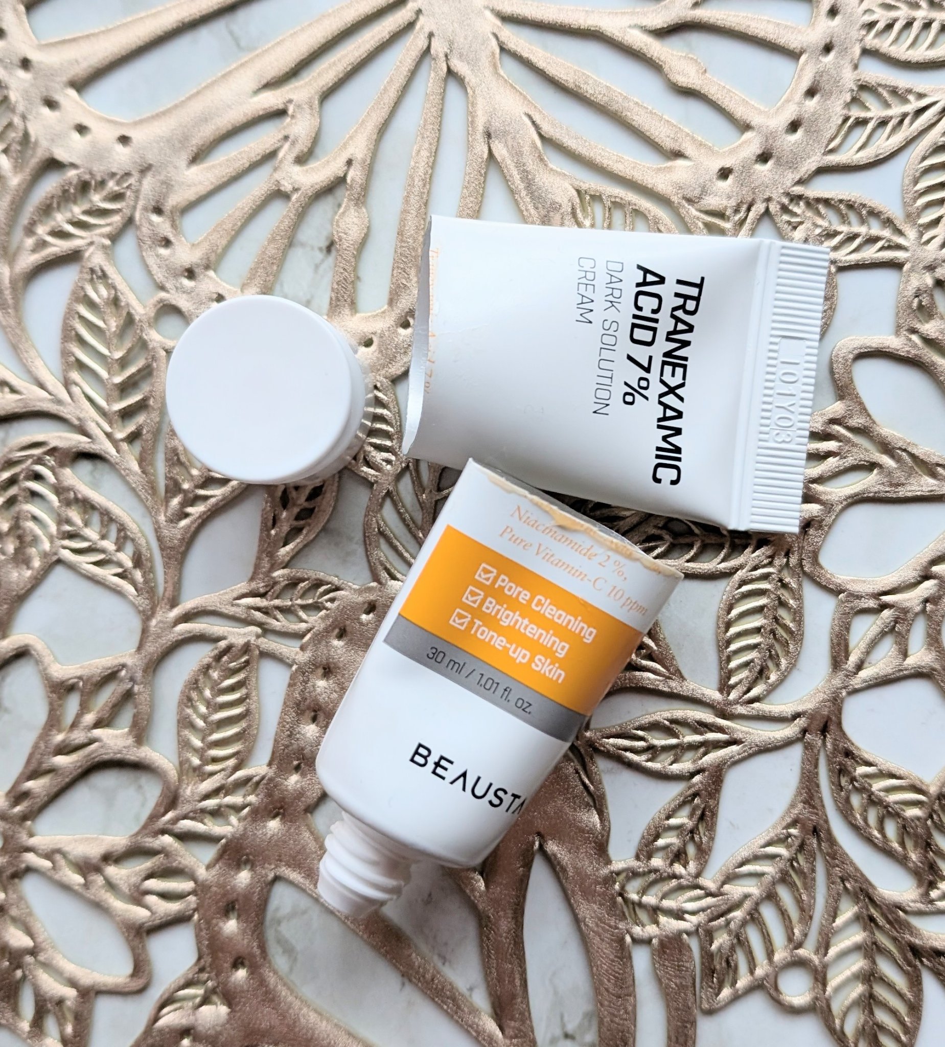 トラネキサム酸7%ダークソリューションクリーム/BEAUSTA/フェイスクリームを使ったクチコミ（1枚目）