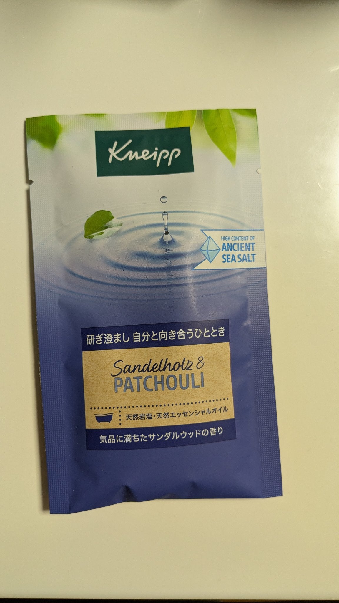 クナイプ バスソルト サンダルウッドの香り/クナイプ/無機塩系入浴剤を使ったクチコミ(1枚目)