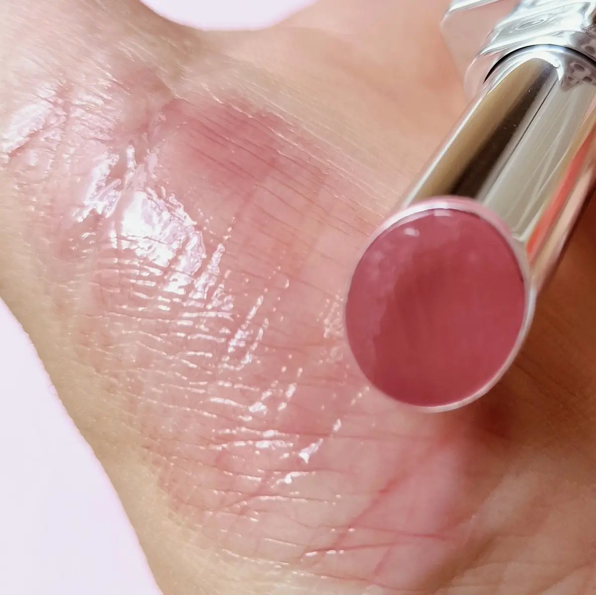 MELTING GLOW DUAL LIP 06 HUG MAUVE/TIRTIR(ティルティル)/リップバームを使ったクチコミ（3枚目）