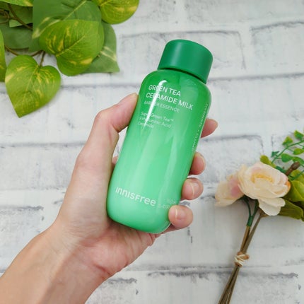 グリーンティー セラミド ミルク エッセンストナー/innisfree/化粧水を使ったクチコミ(2枚目)