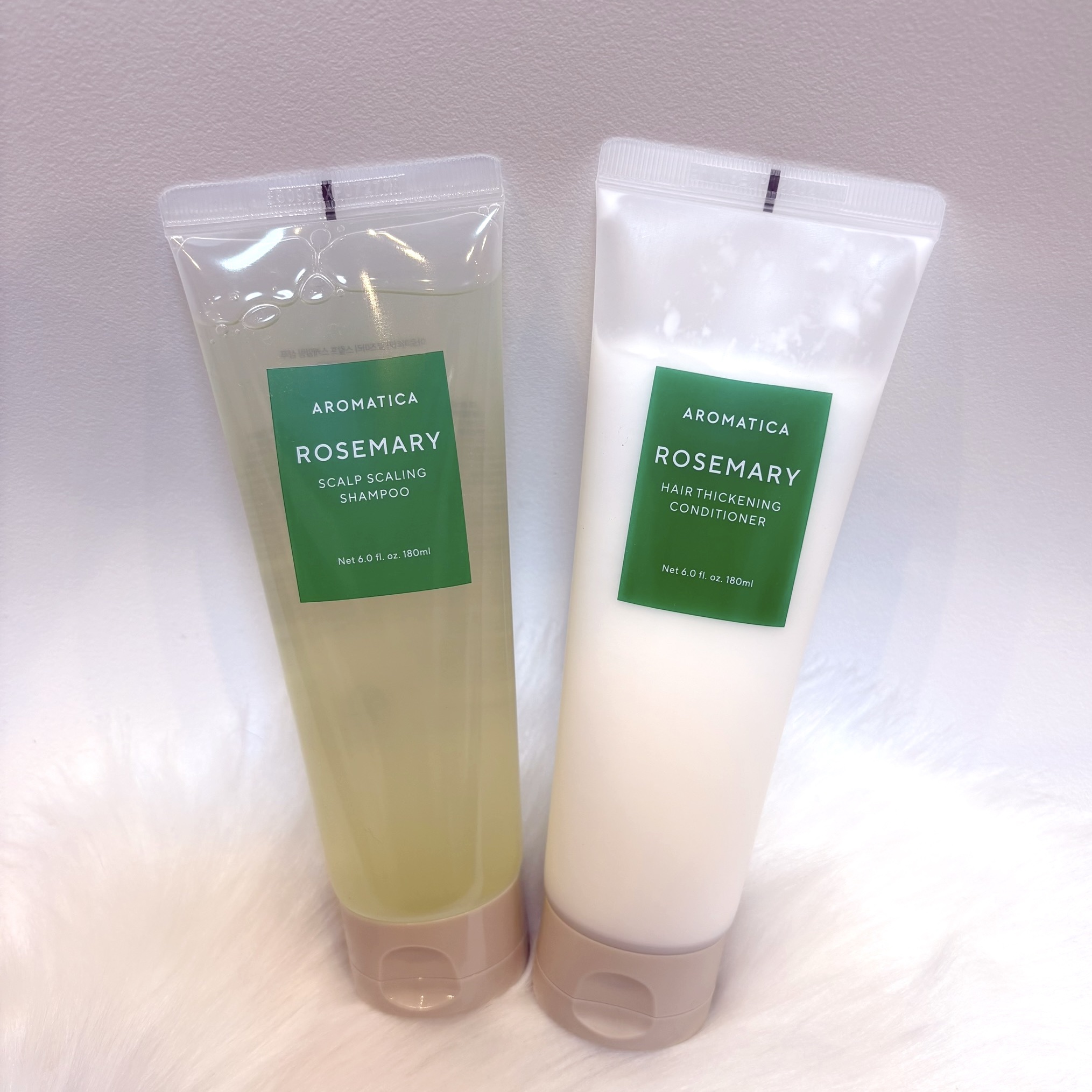 ローズマリー ヘアーシックニングコンディショナー/AROMATICA/コンディショナー単品を使ったクチコミ（1枚目）