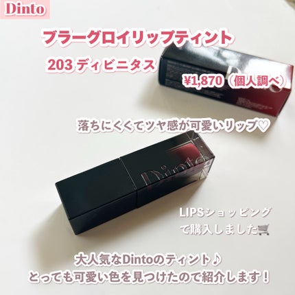 ブラーグロイリップティント/Dinto/リップティントを使ったクチコミ(2枚目)