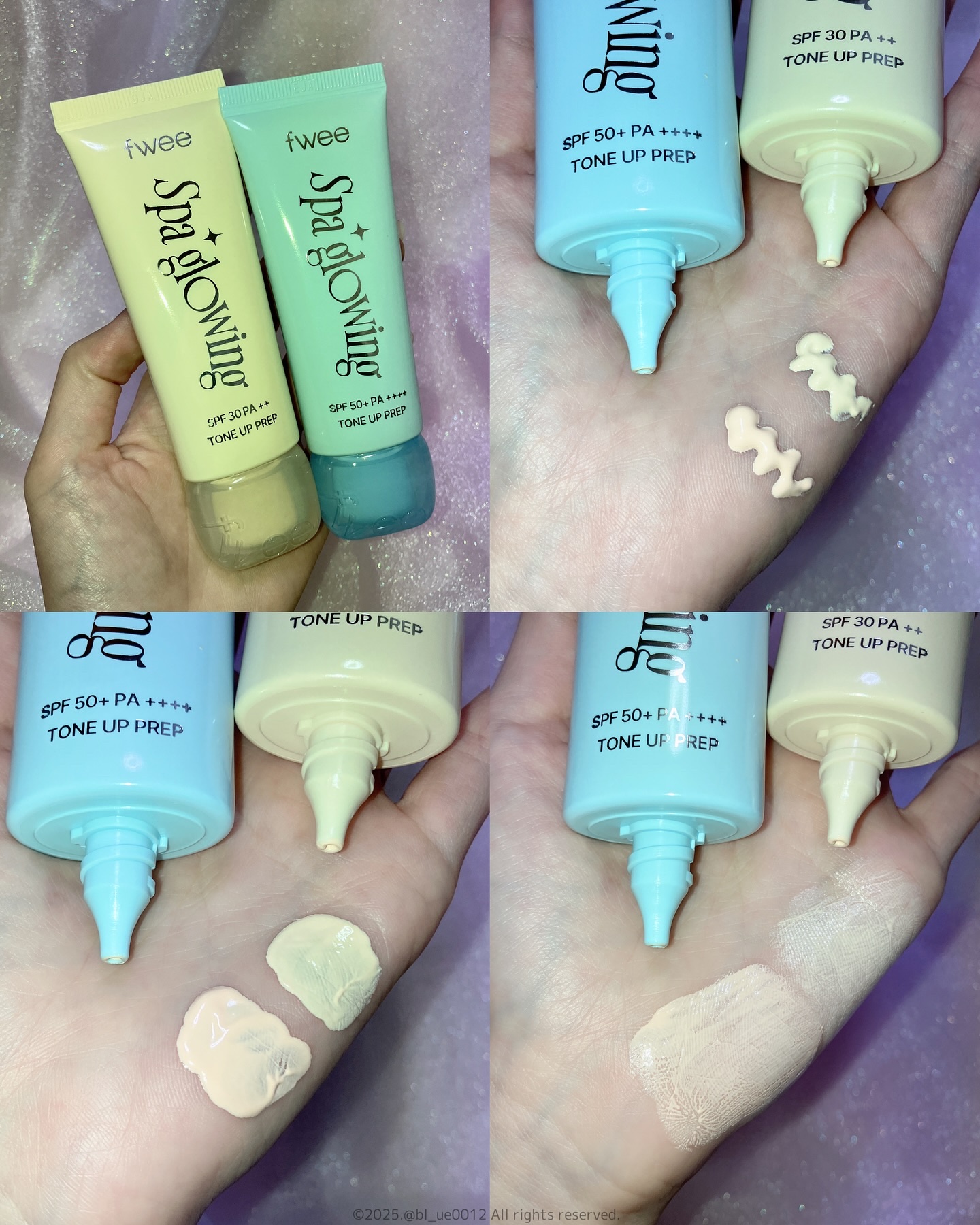 スパグロウUVトーンアップベース/fwee/化粧下地を使ったクチコミ（3枚目）