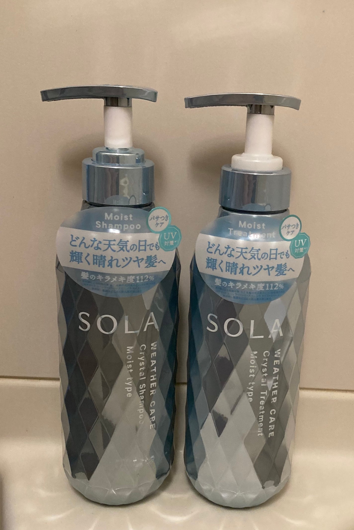 ソラ ウェザーケア クリスタル シャンプー/ヘアトリートメント モイストタイプ/SOLA WEATHER CARE/市販シャンプーを使ったクチコミ(1枚目)