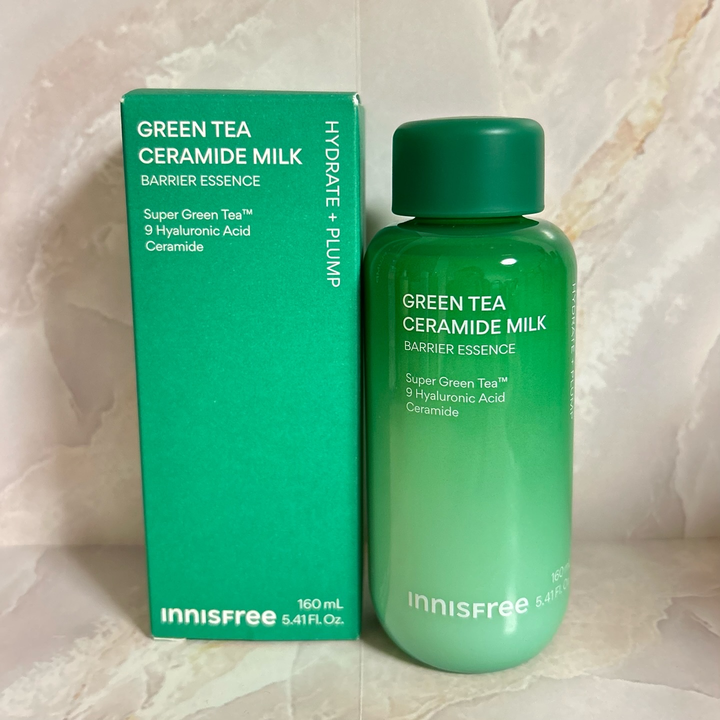 グリーンティー セラミド ミルク エッセンストナー/innisfree/化粧水を使ったクチコミ（1枚目）