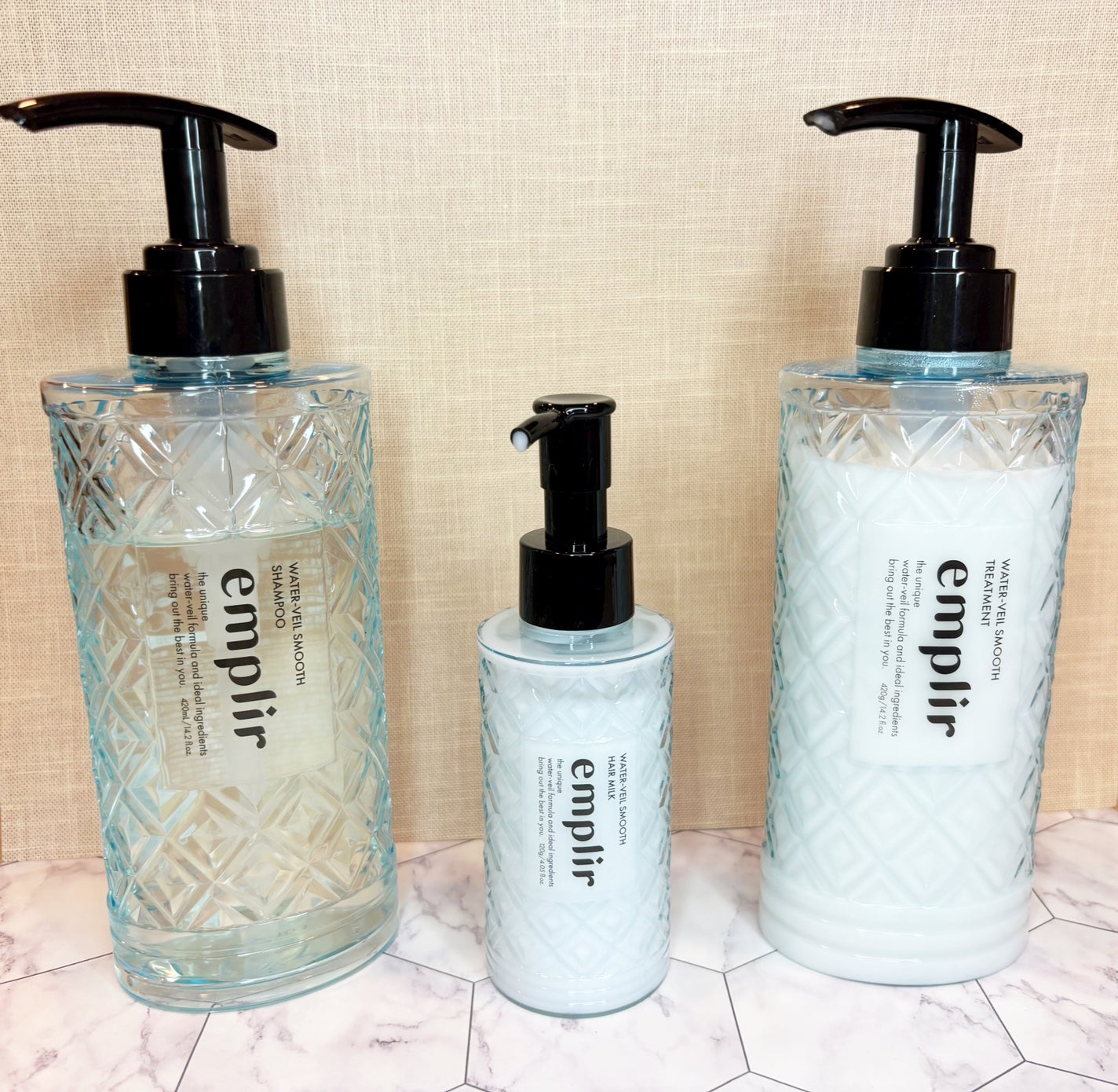 ウォーターベール スムース シャンプー/トリートメント/emplir/市販シャンプーを使ったクチコミ(1枚目)