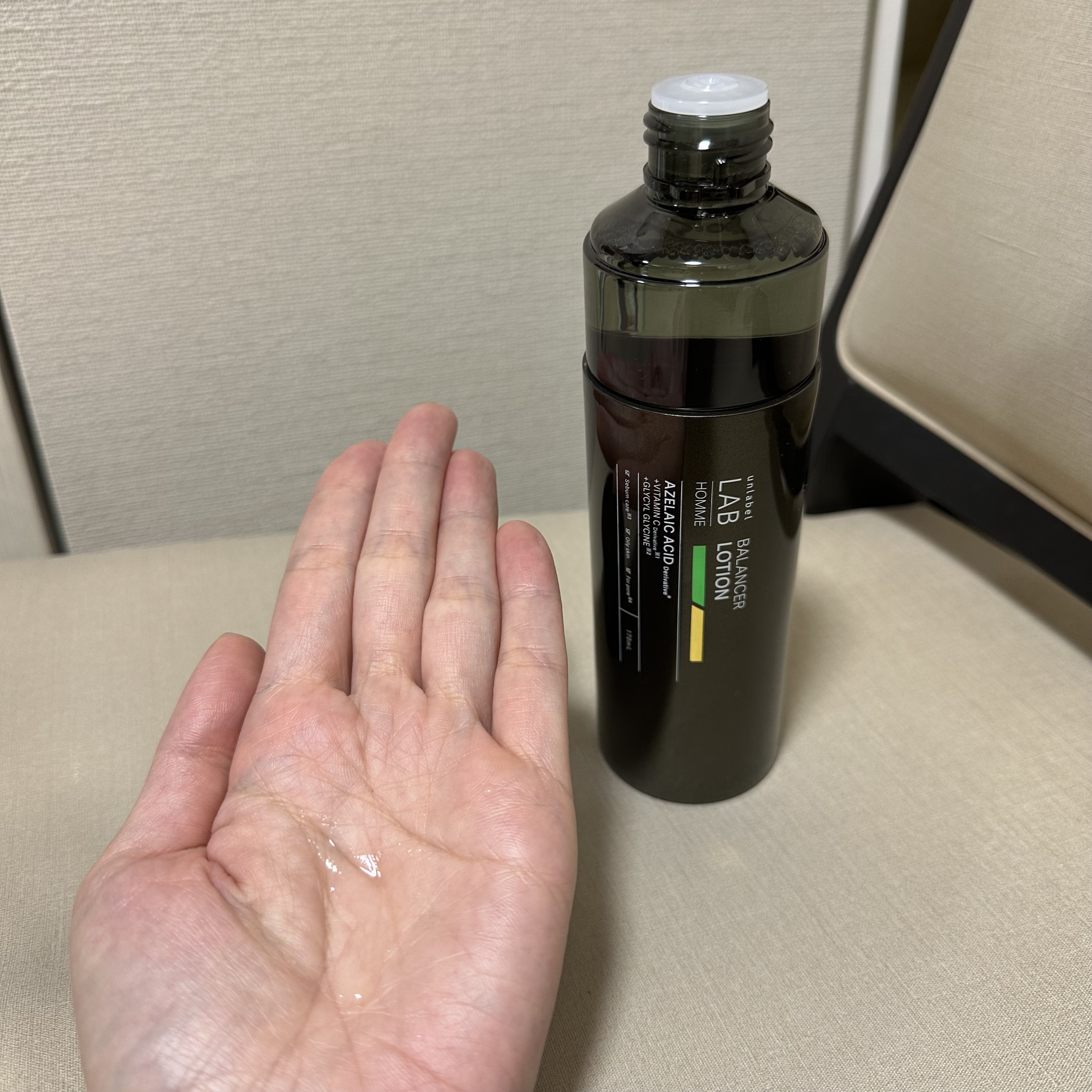 アンレーベル ラボ オム AZ バランサー ローション/unlabel/化粧水を使ったクチコミ（2枚目）