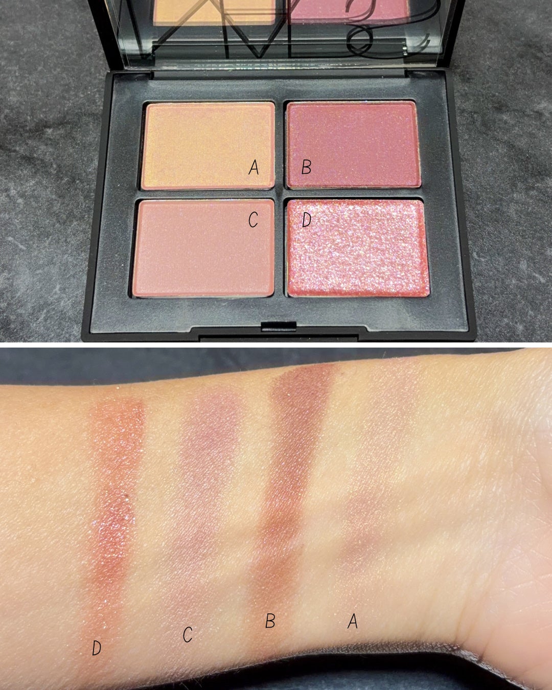 クワッドアイシャドー/NARS/アイシャドウパレットを使ったクチコミ(3枚目)