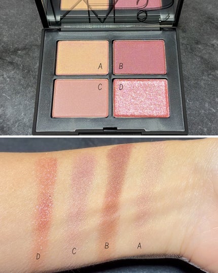 クワッドアイシャドー/NARS/アイシャドウパレットを使ったクチコミ(3枚目)