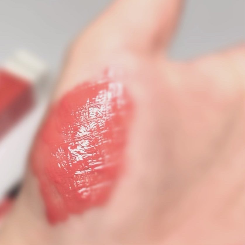 リップグロウボム RD315 りんごボム/マキアージュ/リップティントを使ったクチコミ（3枚目）