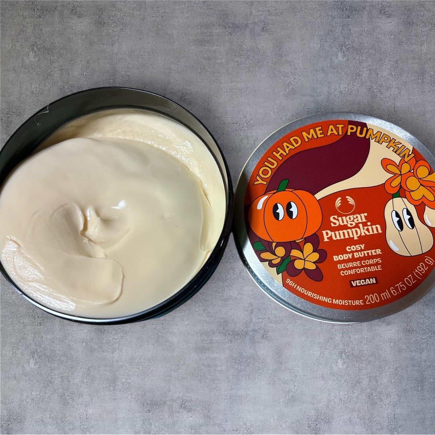 ボディバター シュガーパンプキン/THE BODY SHOP/ボディクリームを使ったクチコミ(1枚目)