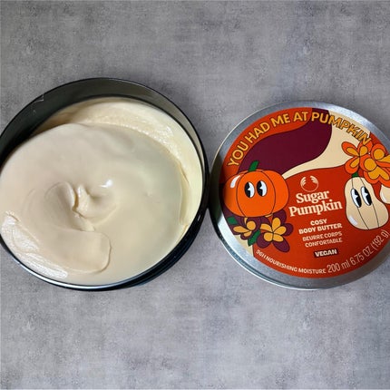 ボディバター シュガーパンプキン/THE BODY SHOP/ボディクリームを使ったクチコミ(1枚目)