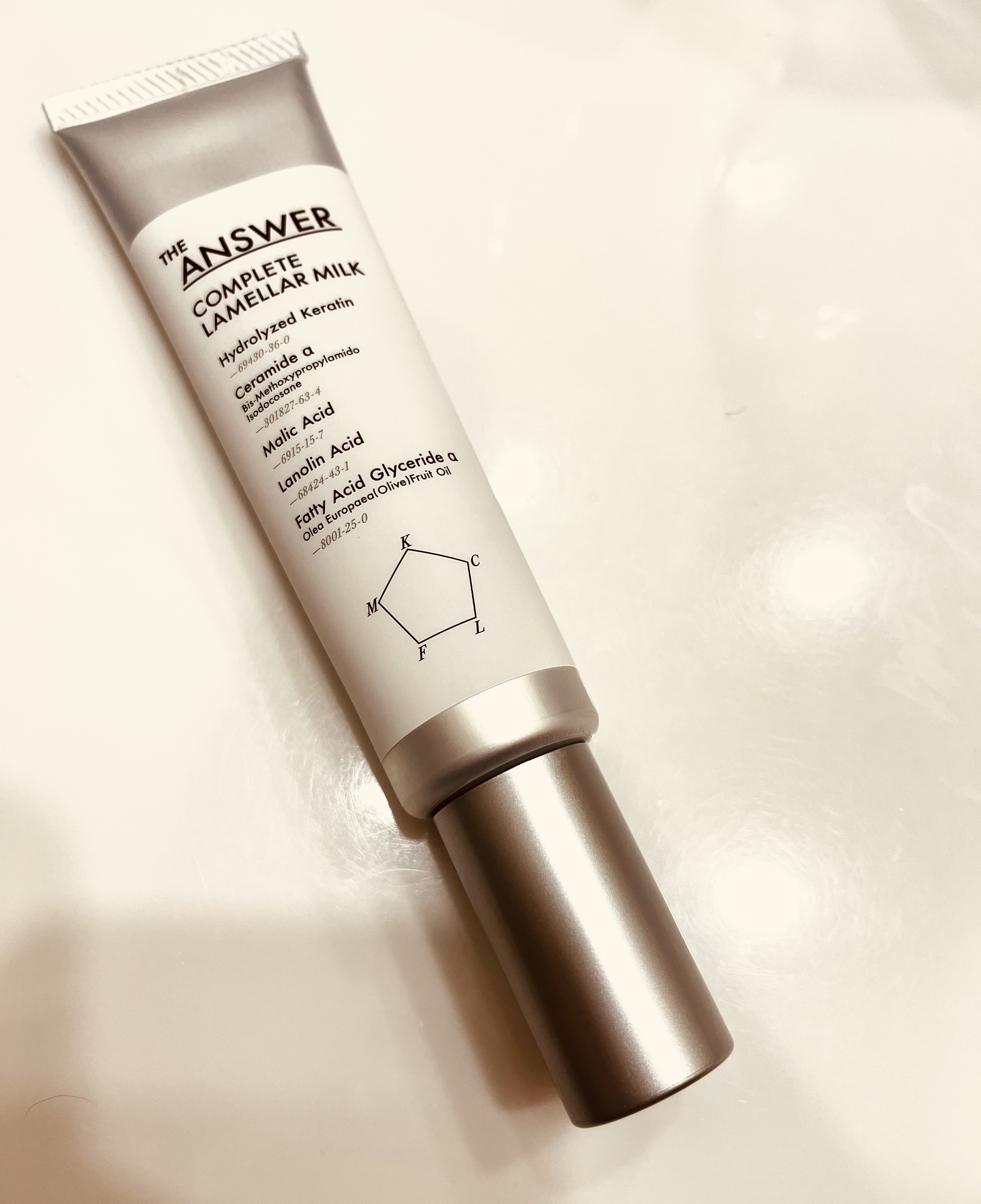 THE ANSWER コンプリートラメラミルク/THE ANSWER/ヘアミルクを使ったクチコミ（1枚目）