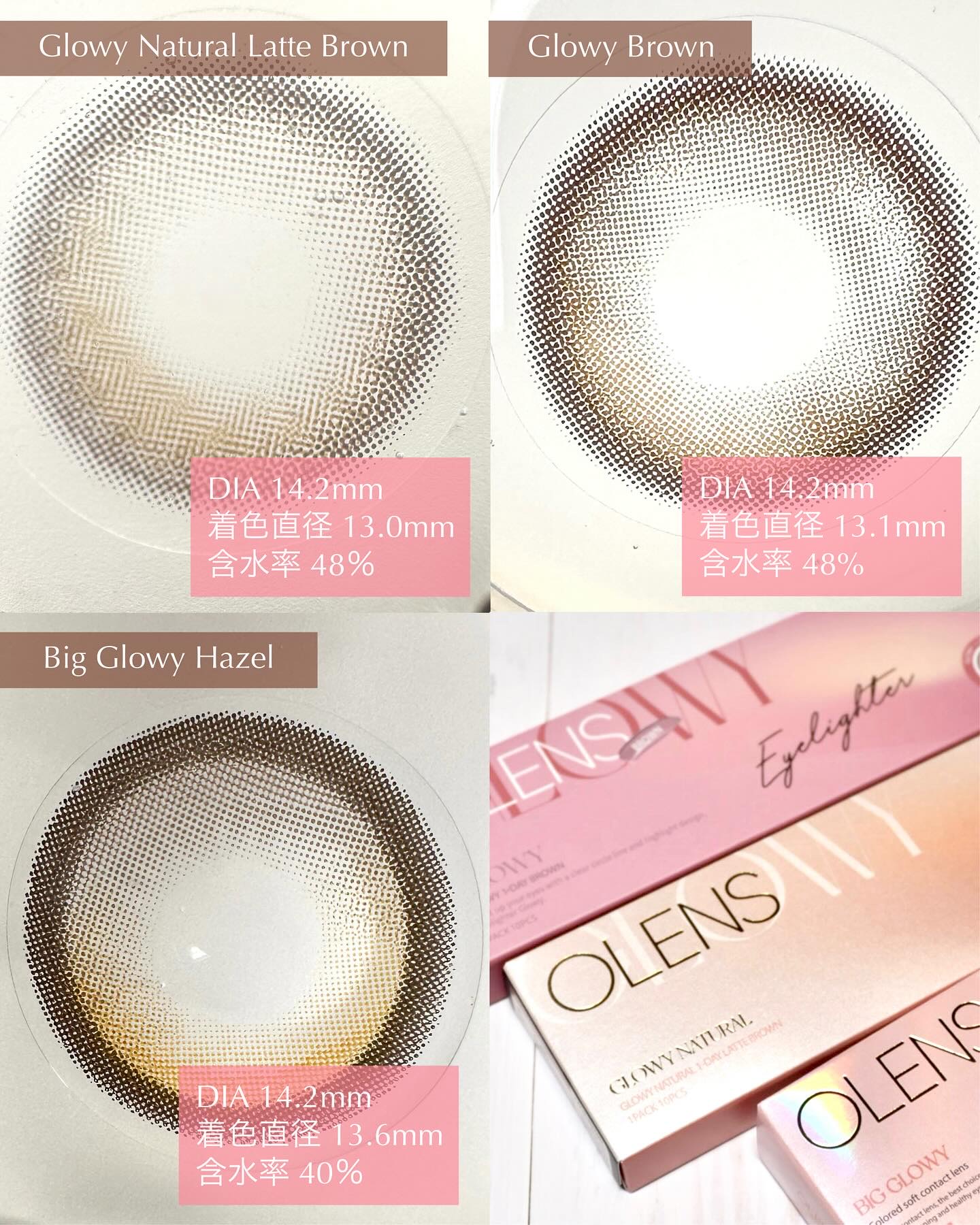 Glowy 1day/OLENS/ワンデー（１DAY）カラコンを使ったクチコミ（3枚目）