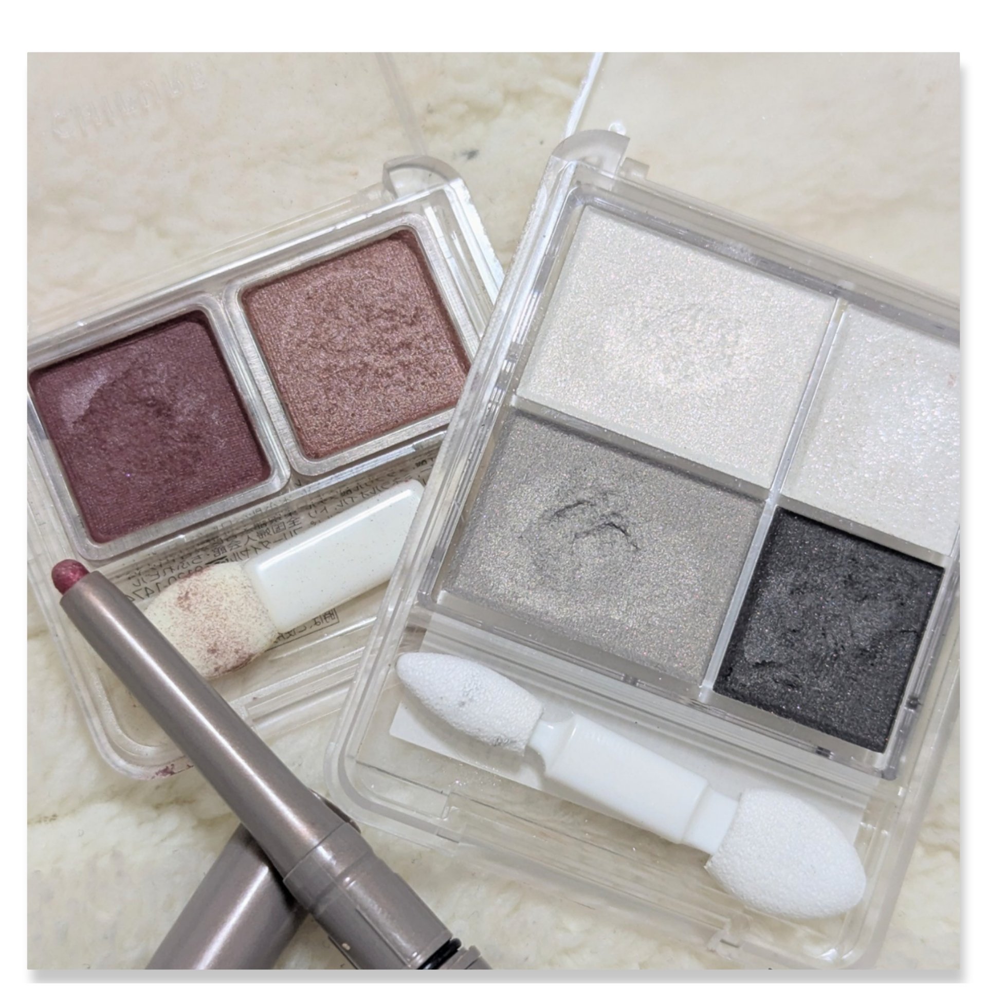 グラデーション アイシャドウ/ちふれ/アイシャドウパレットを使ったクチコミ（3枚目）