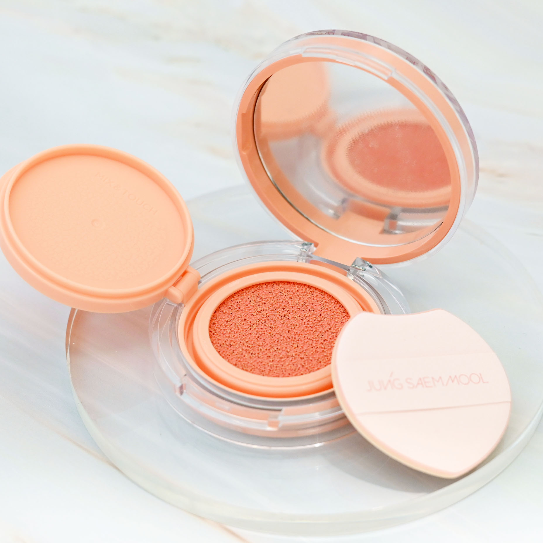 アーティストクッションブラッシュ/JUNG SAEM MOOL/リキッドチークを使ったクチコミ（3枚目）