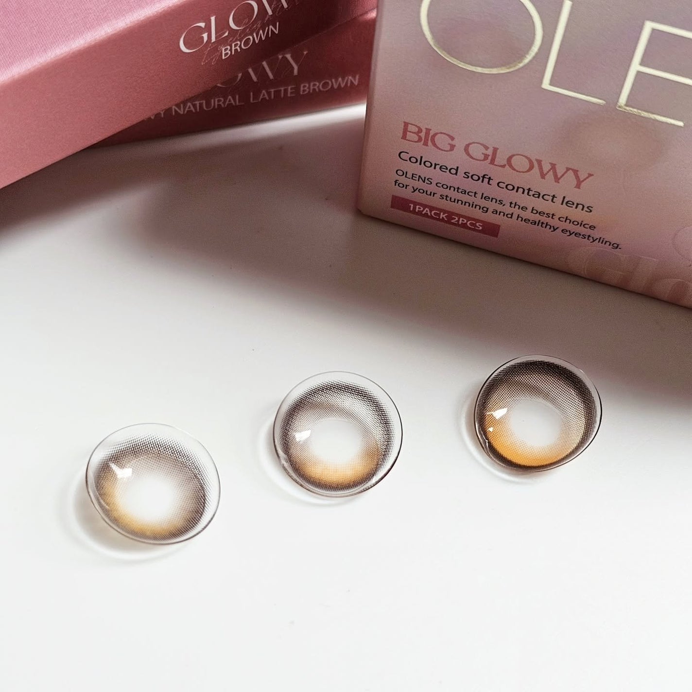 Glowy 1day/OLENS/ワンデー(1DAY)カラコンを使ったクチコミ(3枚目)