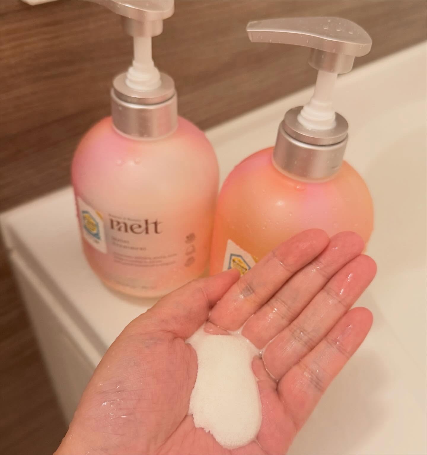 クリーミーメルトパウダー/melt/市販シャンプーを使ったクチコミ（3枚目）