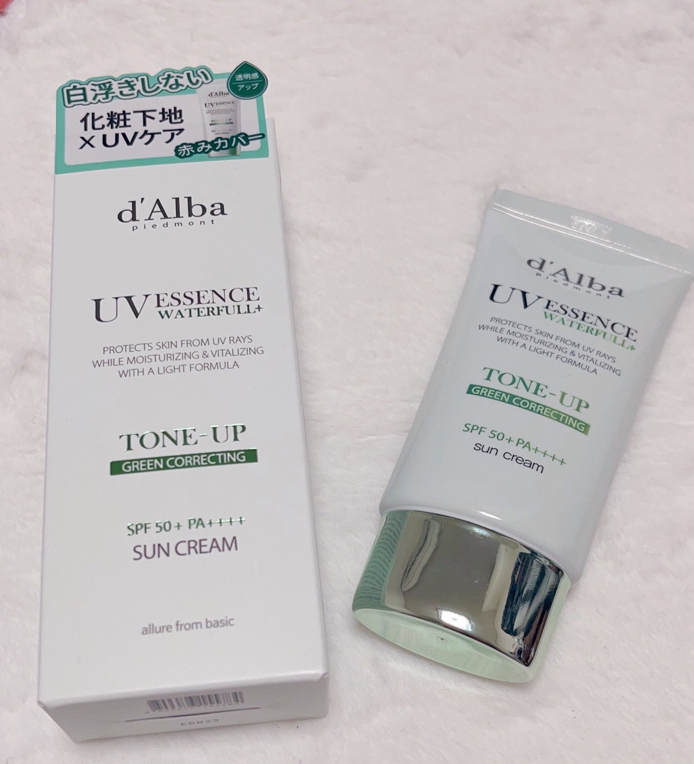 ウォータフルトーンアップサンクリーム/ダルバ/日焼け止めクリームを使ったクチコミ(1枚目)