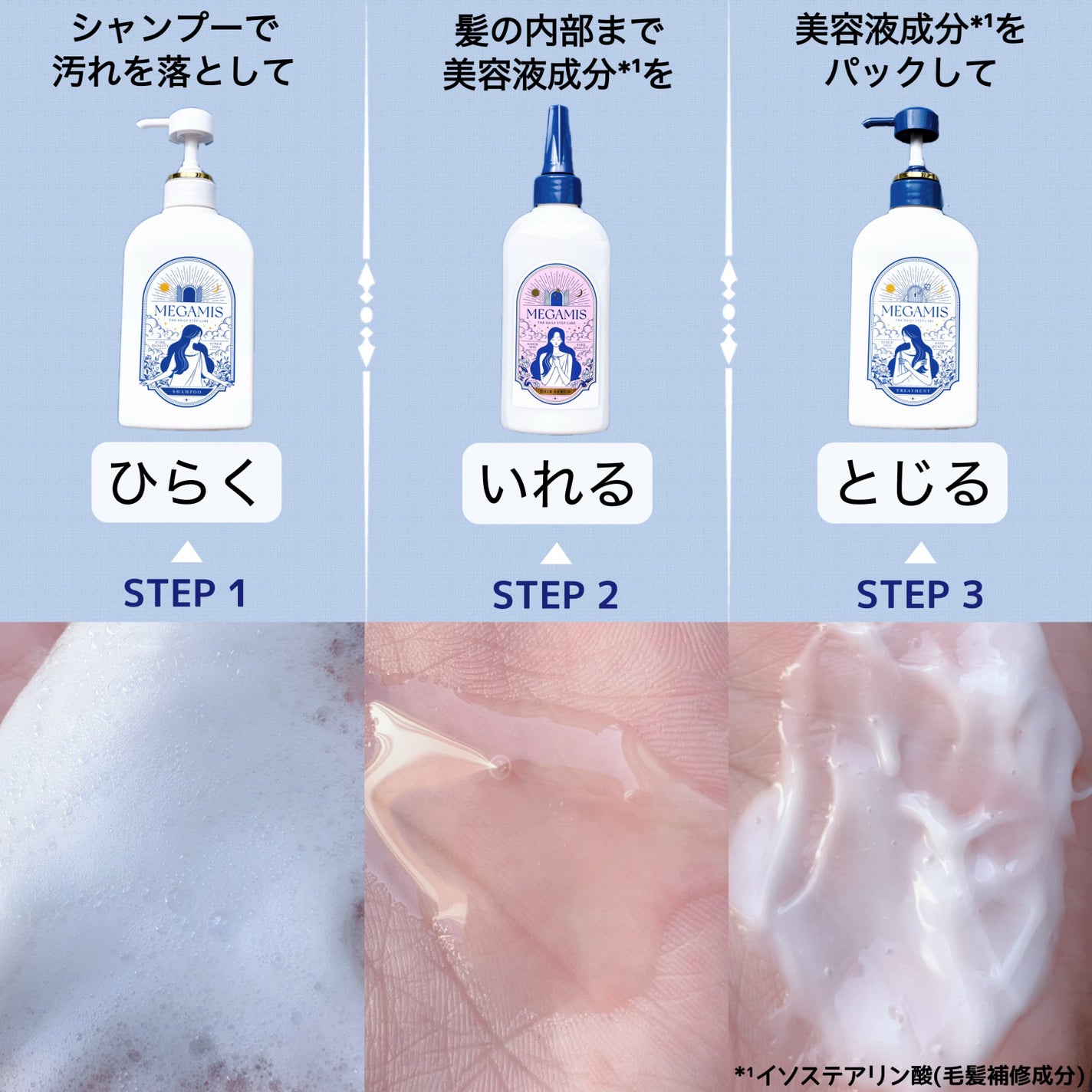 MEGAMIS ヘアセラム/MEGAMIS/洗い流すヘアトリートメントを使ったクチコミ(2枚目)