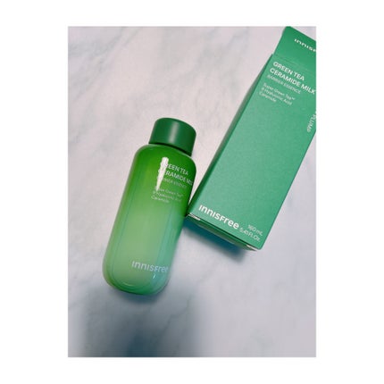 グリーンティー セラミド ミルク エッセンストナー/innisfree/化粧水を使ったクチコミ(1枚目)