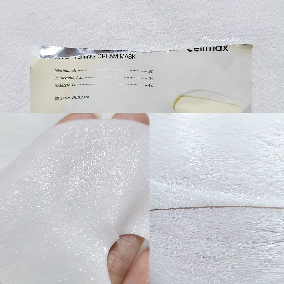 ポアブライトニングシミケアクリームラッピングパック/celimax/シートマスク・パックを使ったクチコミ(3枚目)