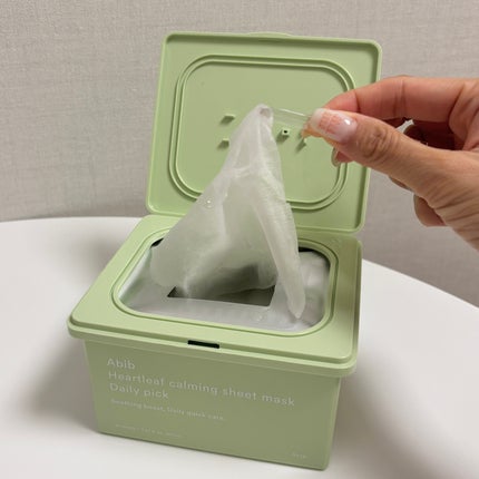 ドクダミシートマスクデイリーピック/Abib /シートマスク・パックを使ったクチコミ(4枚目)