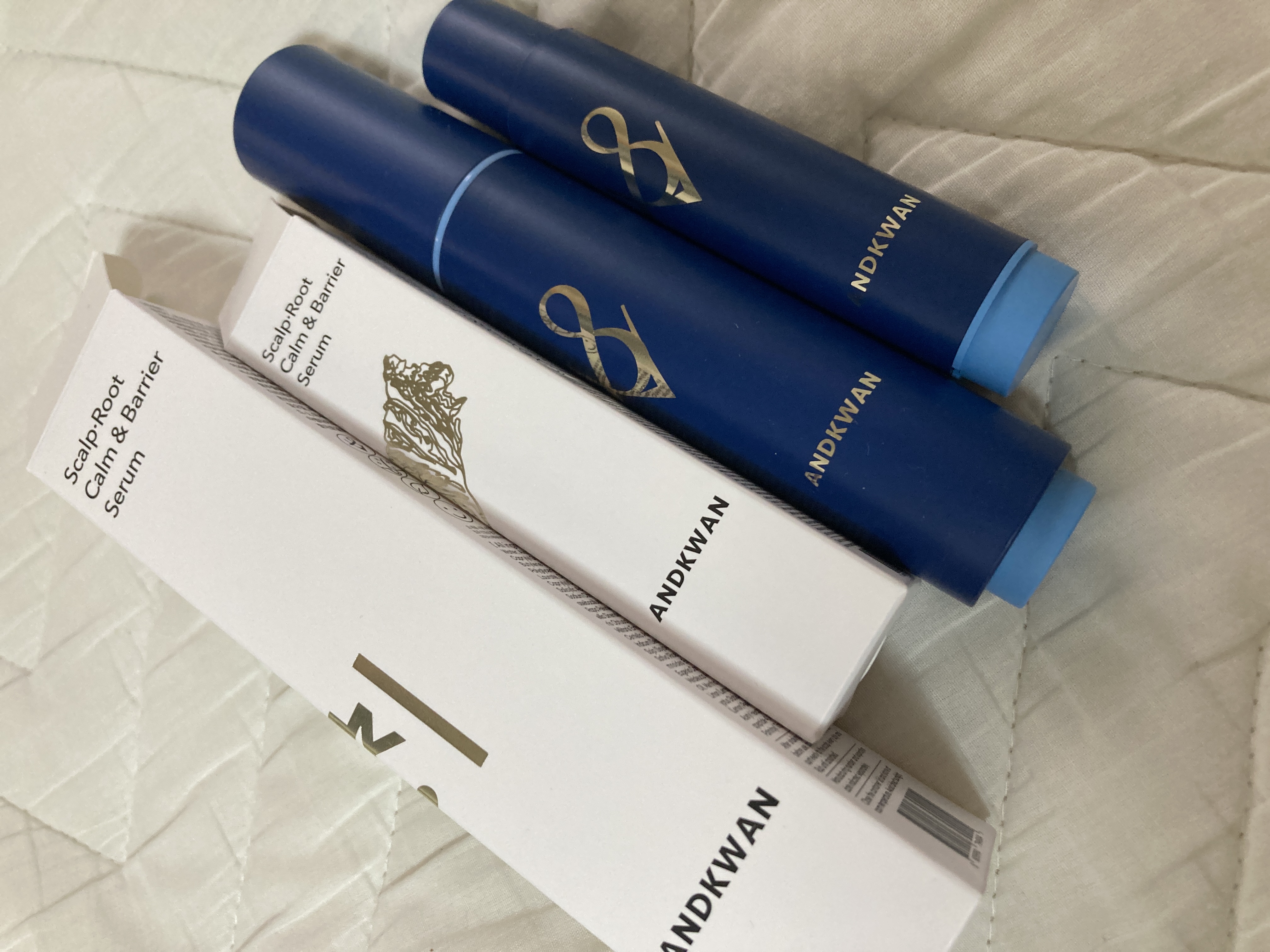 Scalp Root Calm & Barrier（コンブ一体型＋リフィル セット）/ANDKWAN/スカルプブラシを使ったクチコミ（1枚目）