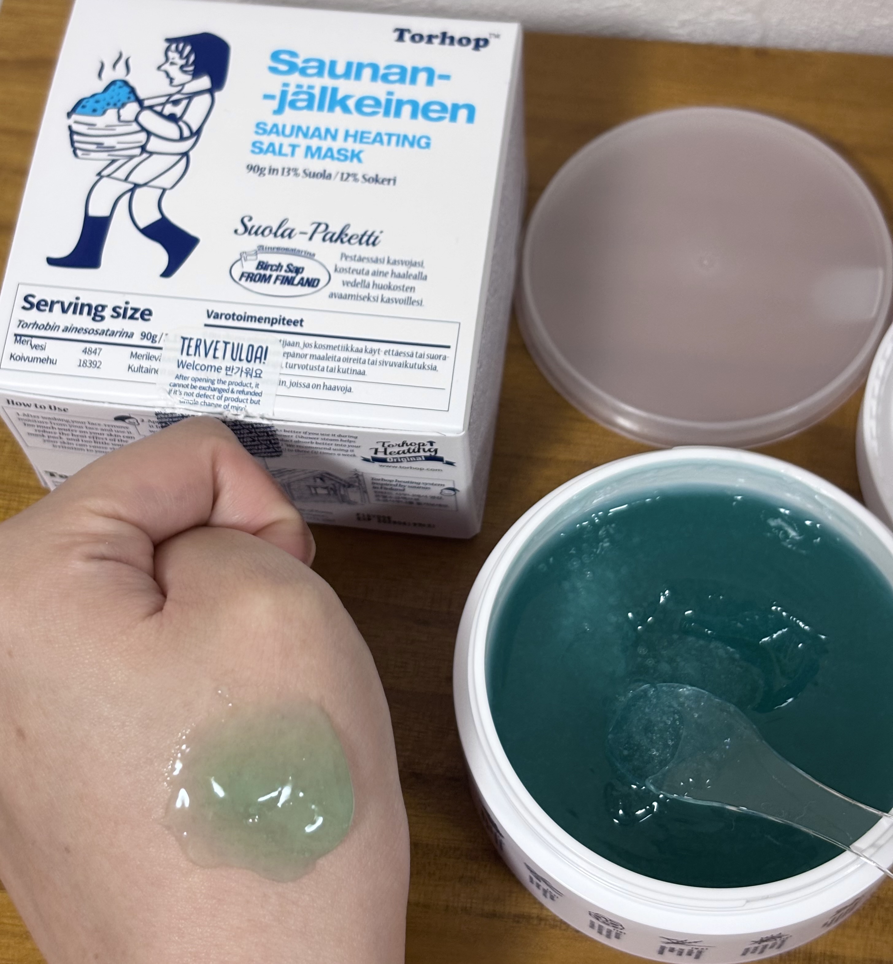 温感ブルーマスク/Torhop/洗い流すパック・マスクを使ったクチコミ（3枚目）