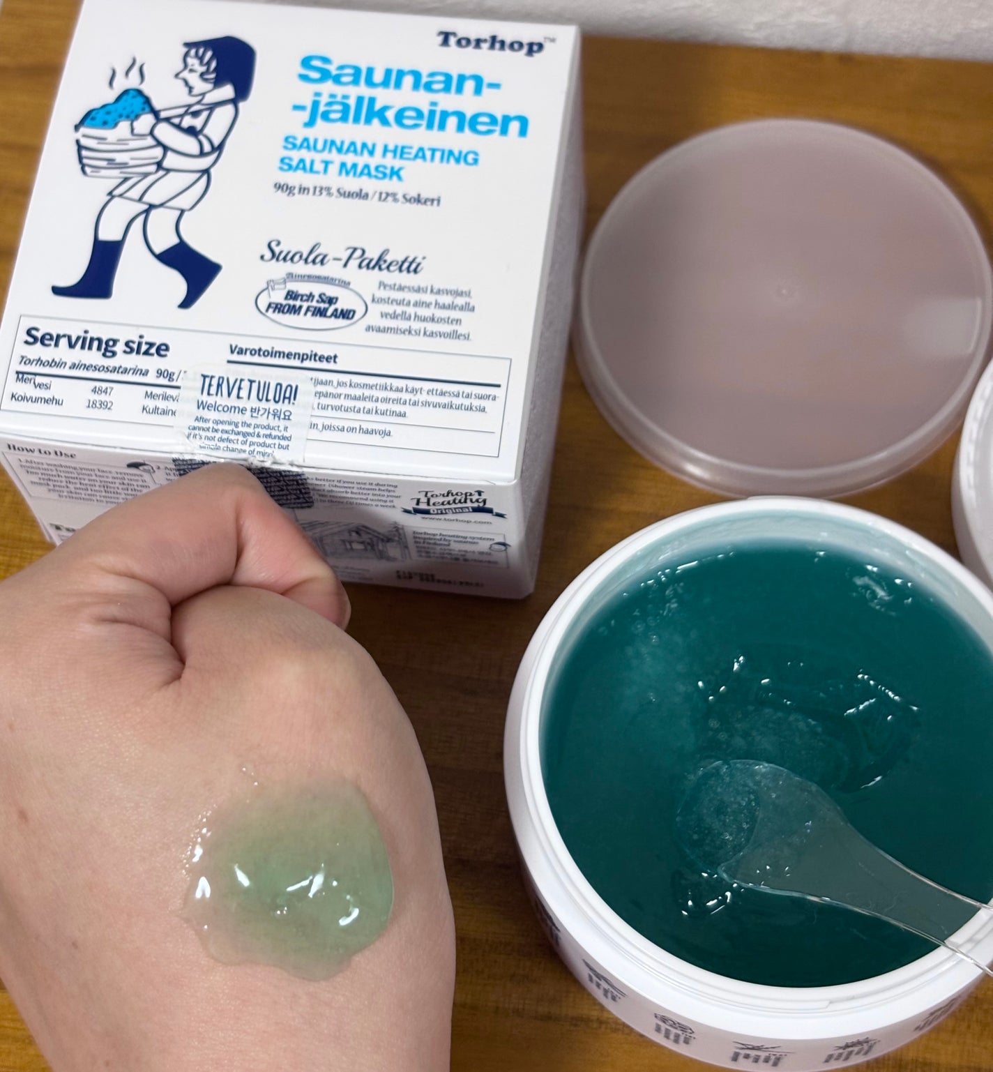 温感ブルーマスク/Torhop/洗い流すパック・マスクを使ったクチコミ(3枚目)
