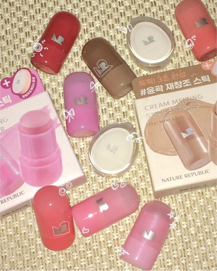 ゼリーメルティンググリッタートッパー/ネイチャーリパブリック/チークを使ったクチコミ(10枚目)