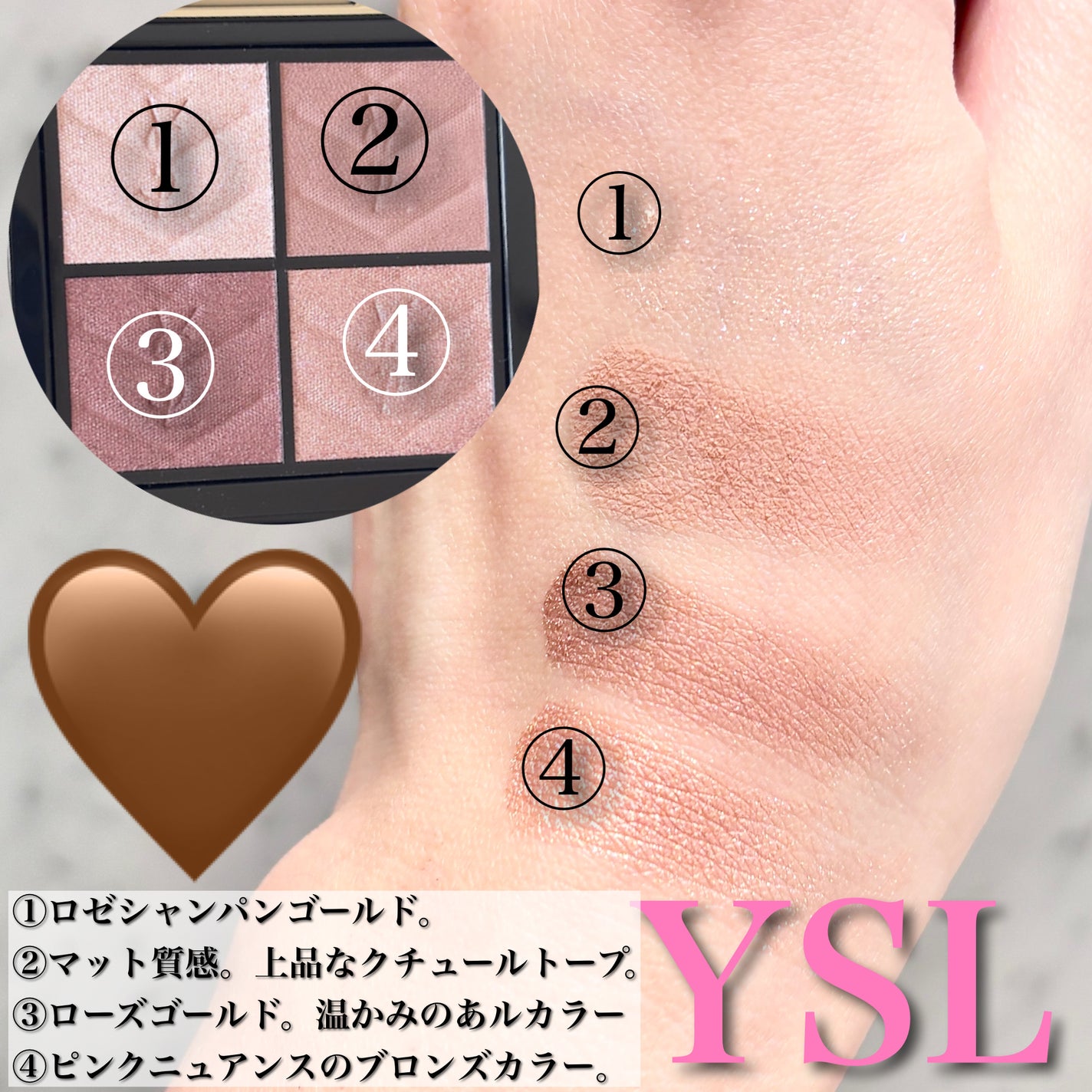 クチュール ミニ クラッチ/YVES SAINT LAURENT BEAUTE/アイシャドウパレットを使ったクチコミ(4枚目)