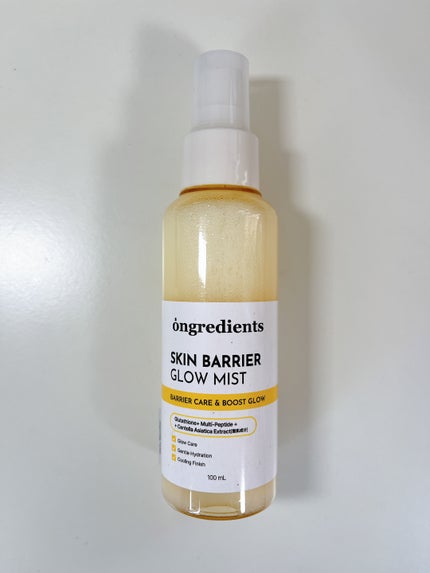 オングリディエンツ スキンバリアグローミスト/Ongredients/ミスト状化粧水を使ったクチコミ(1枚目)