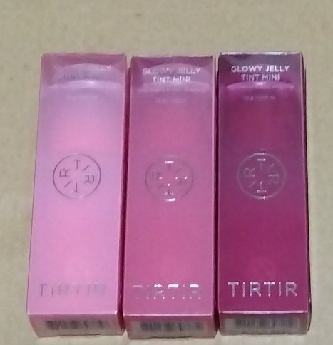 GLOWY JELLY TINT 02 Pinkush（ミニサイズ）/TIRTIR(ティルティル)/リップティントを使ったクチコミ（1枚目）