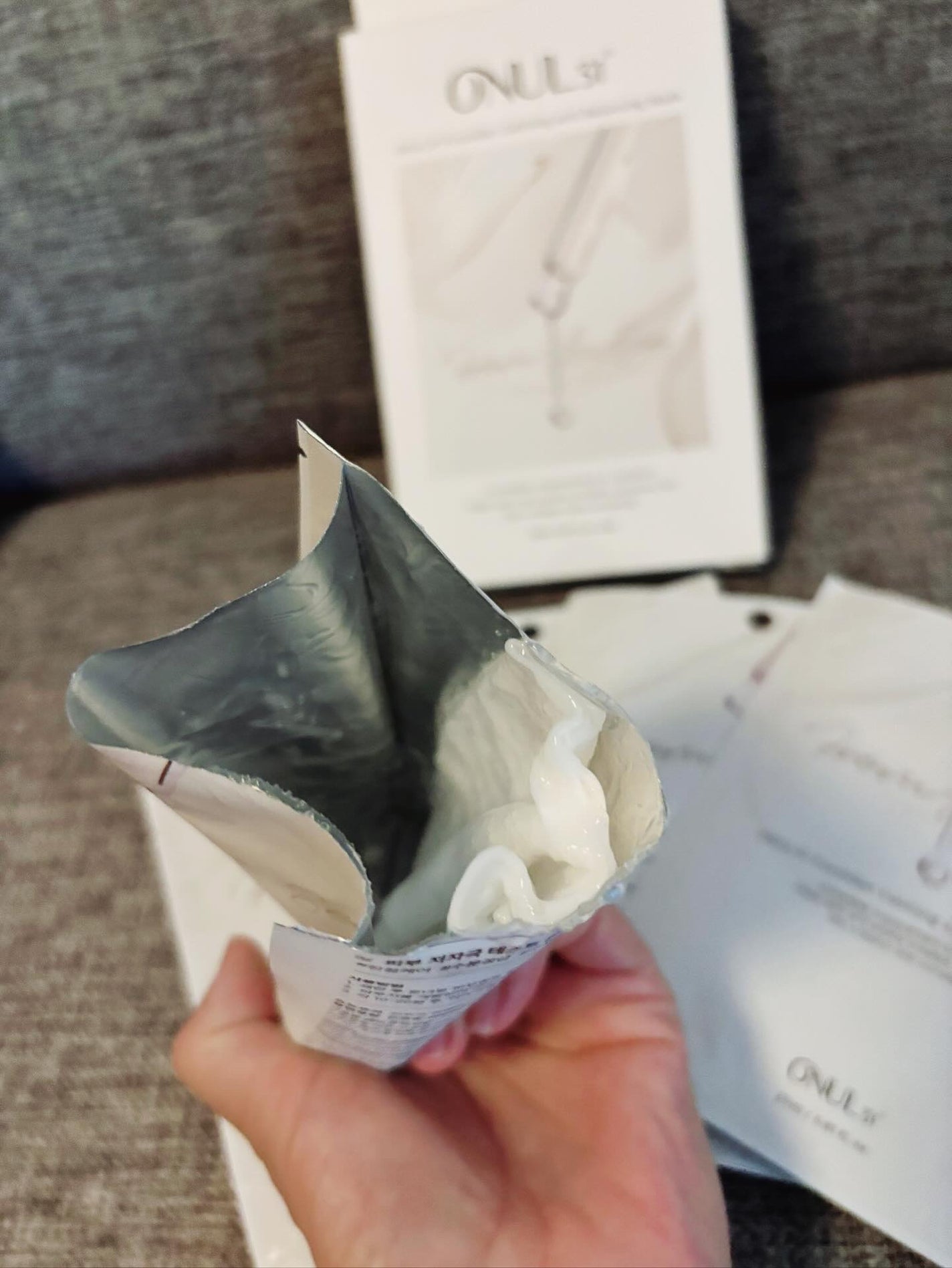 フコイダンカーミング&バランシングマスク/ONUL31/シートマスク・パックを使ったクチコミ(5枚目)