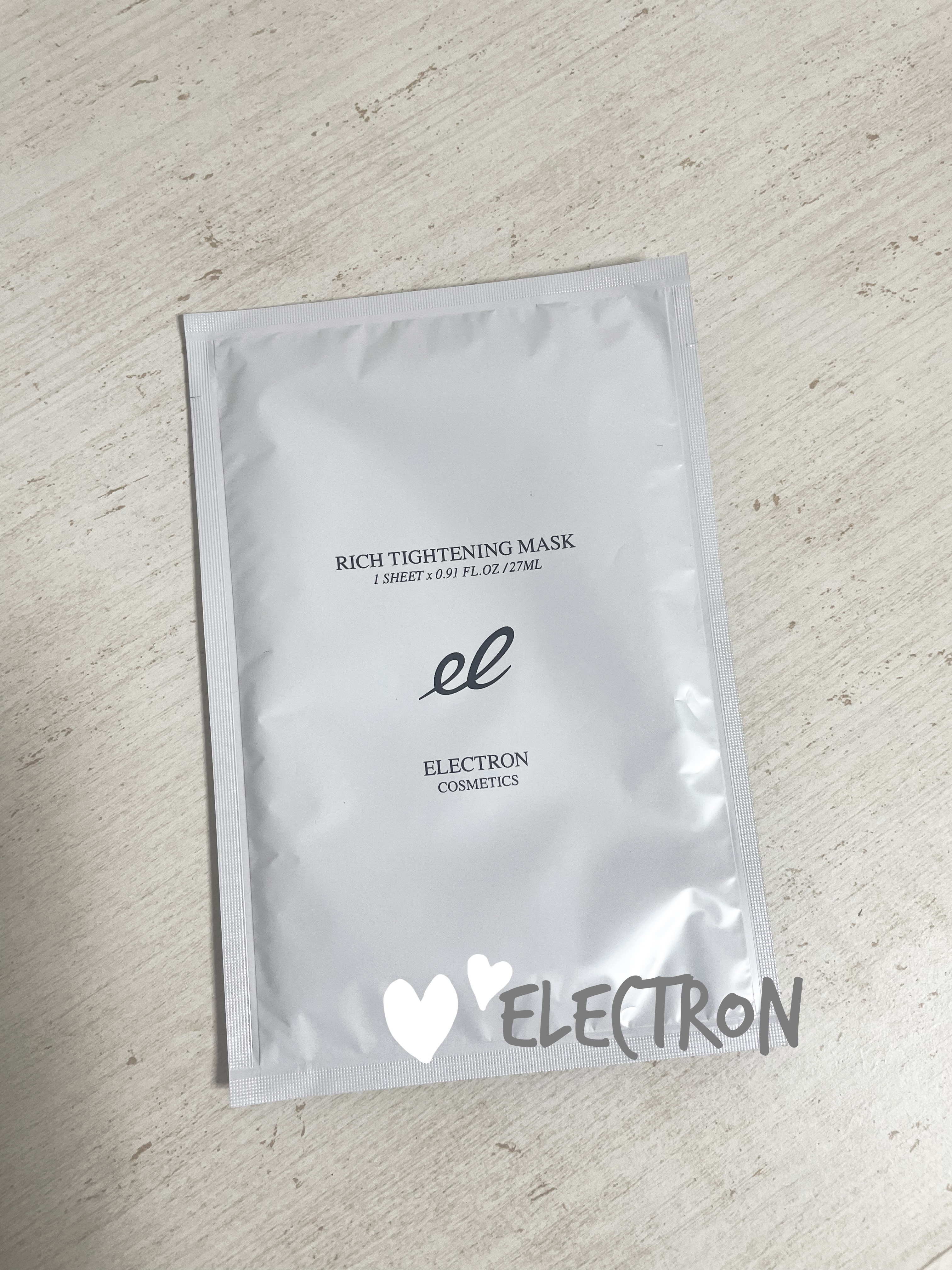  リッチタイトニングマスク/ELECTRON/シートマスク・パックを使ったクチコミ（1枚目）