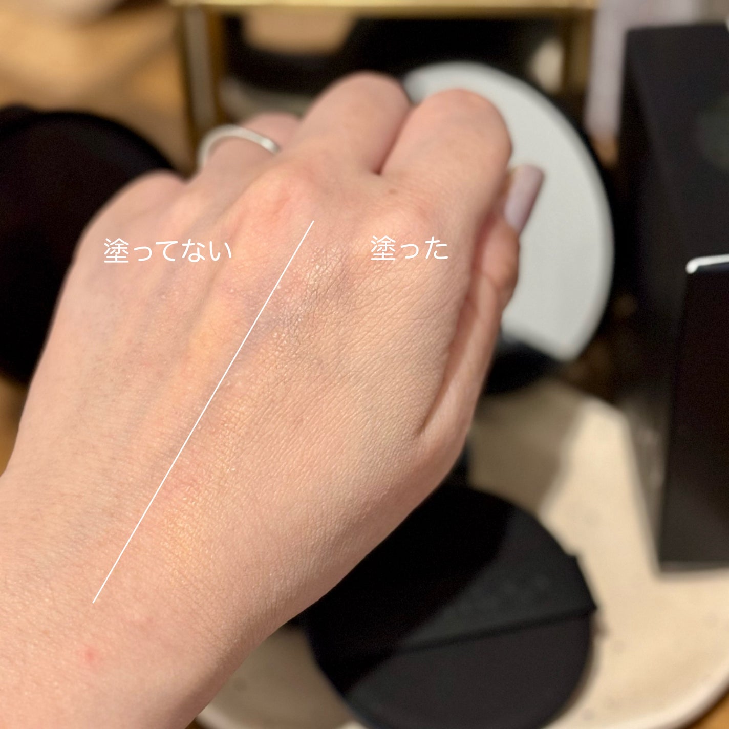 ベルベットジュエルクッション/BIVABOO/クッションファンデーションを使ったクチコミ(4枚目)