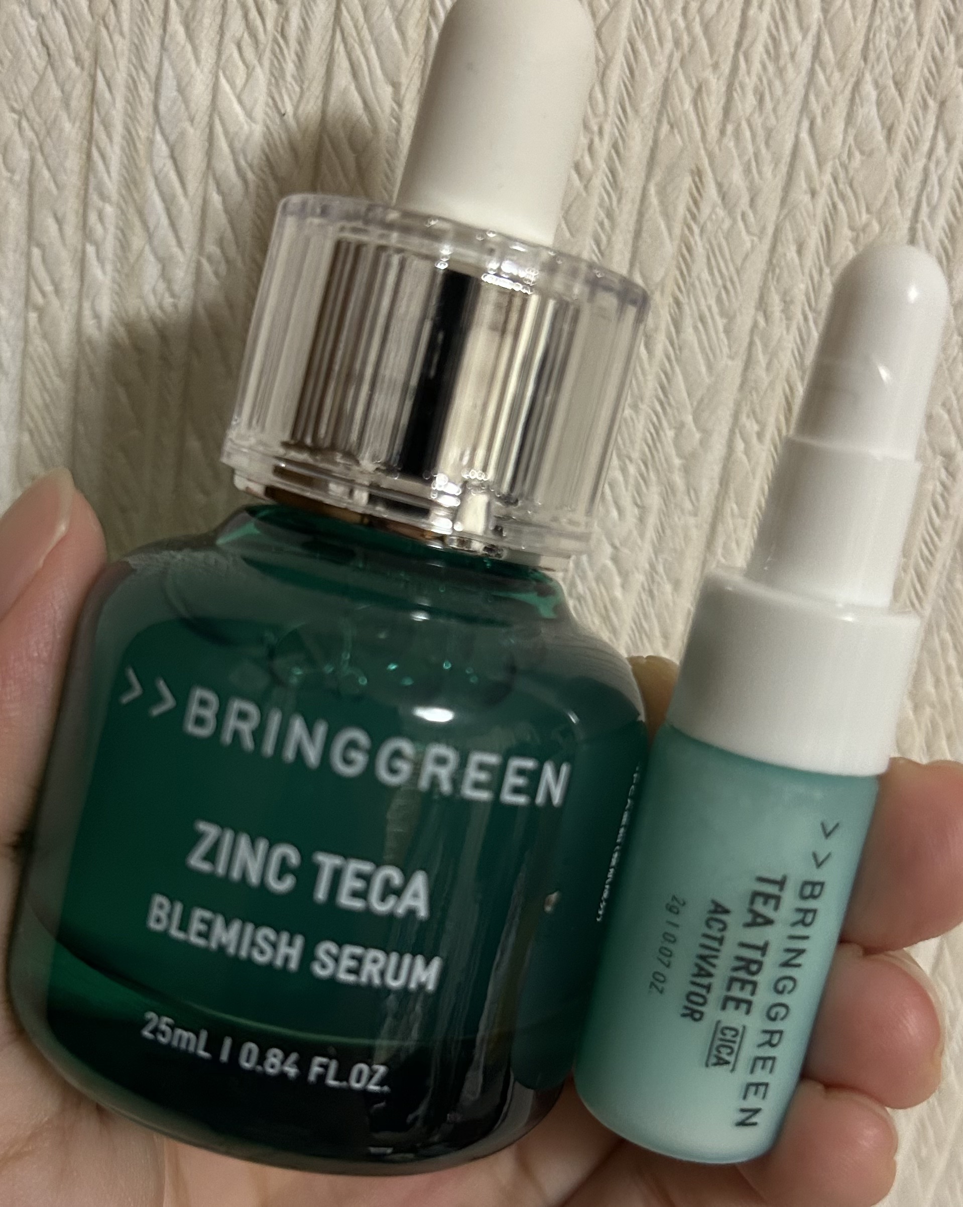 ジンクテカＢセラム/BRING GREEN/美容液を使ったクチコミ（3枚目）