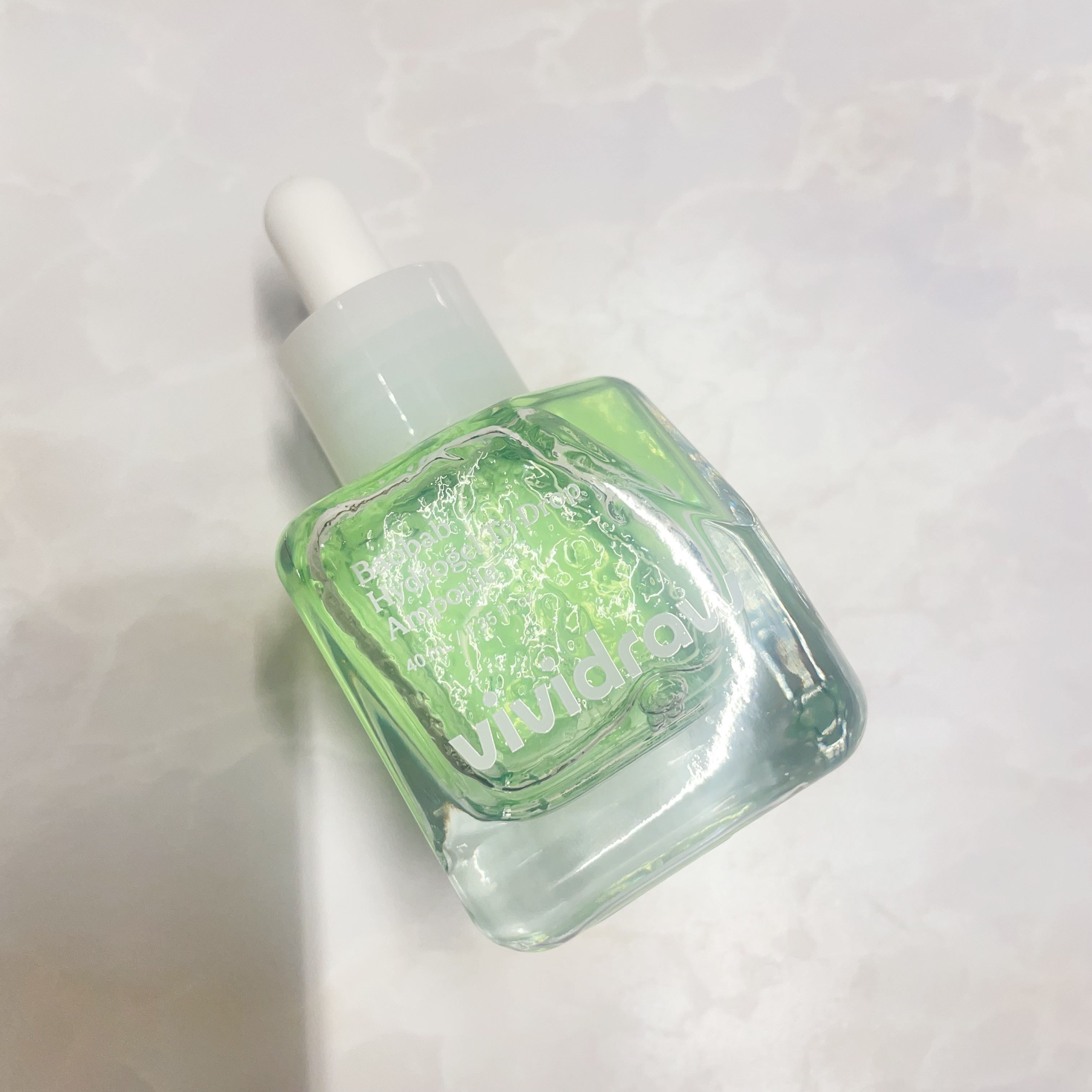 バオバブハイドロゲル ツードロップアンプル/vividraw/美容液を使ったクチコミ（2枚目）