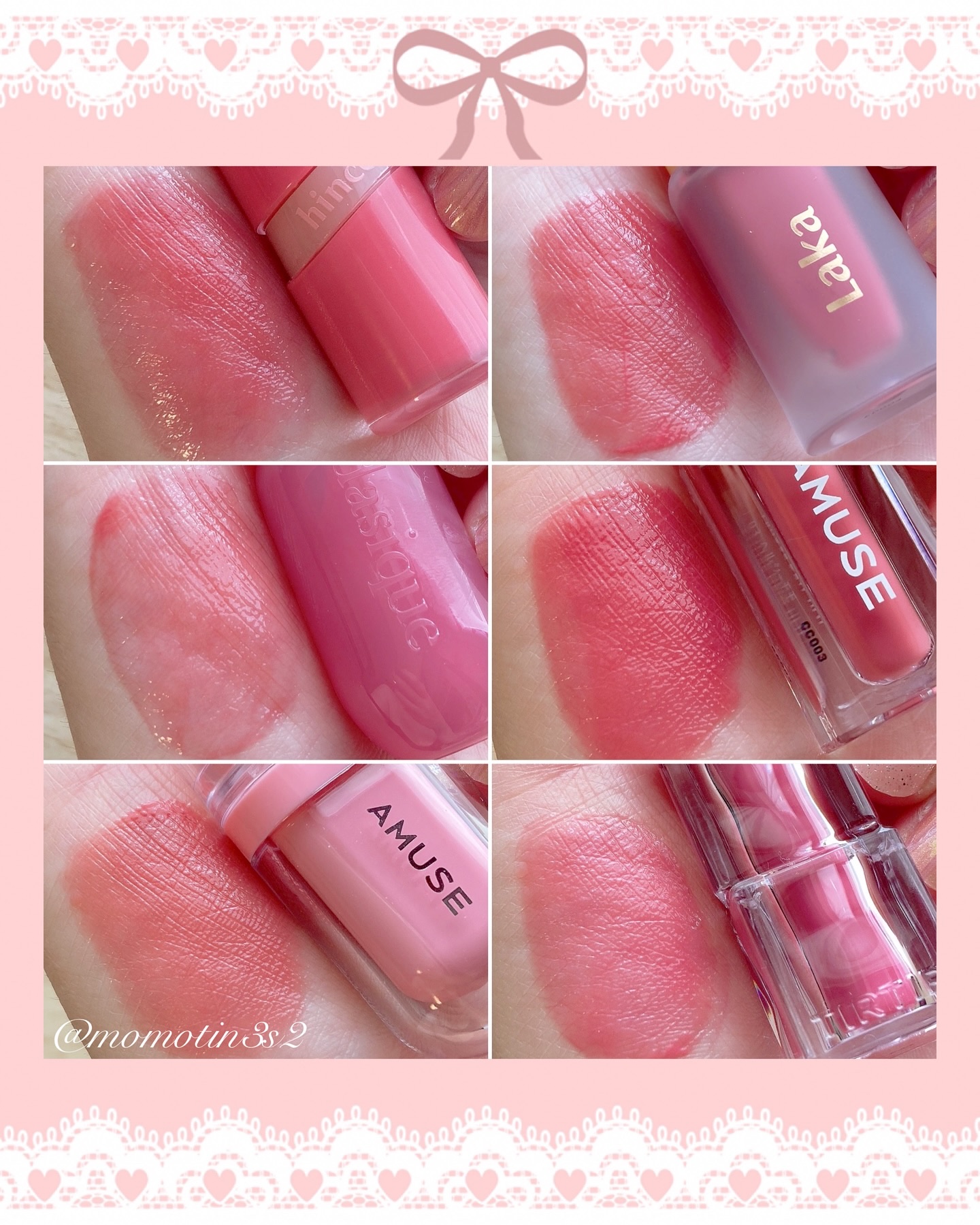 ロウグロウジェルティント/hince/リップティントを使ったクチコミ（3枚目）