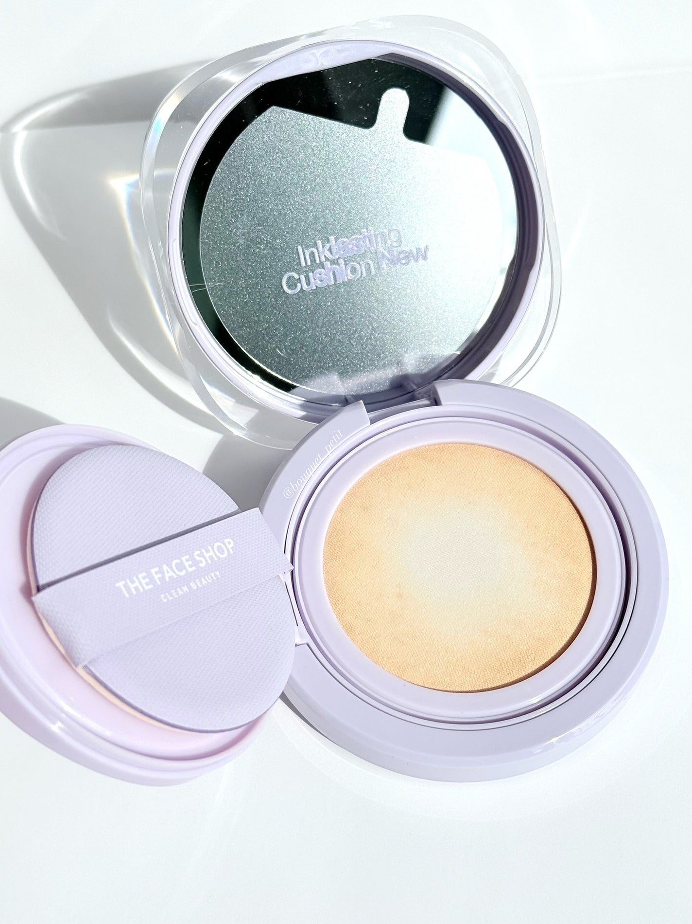 インクラスティングクッションメッシュグロウ/THE FACE SHOP/クッションファンデーションを使ったクチコミ(3枚目)